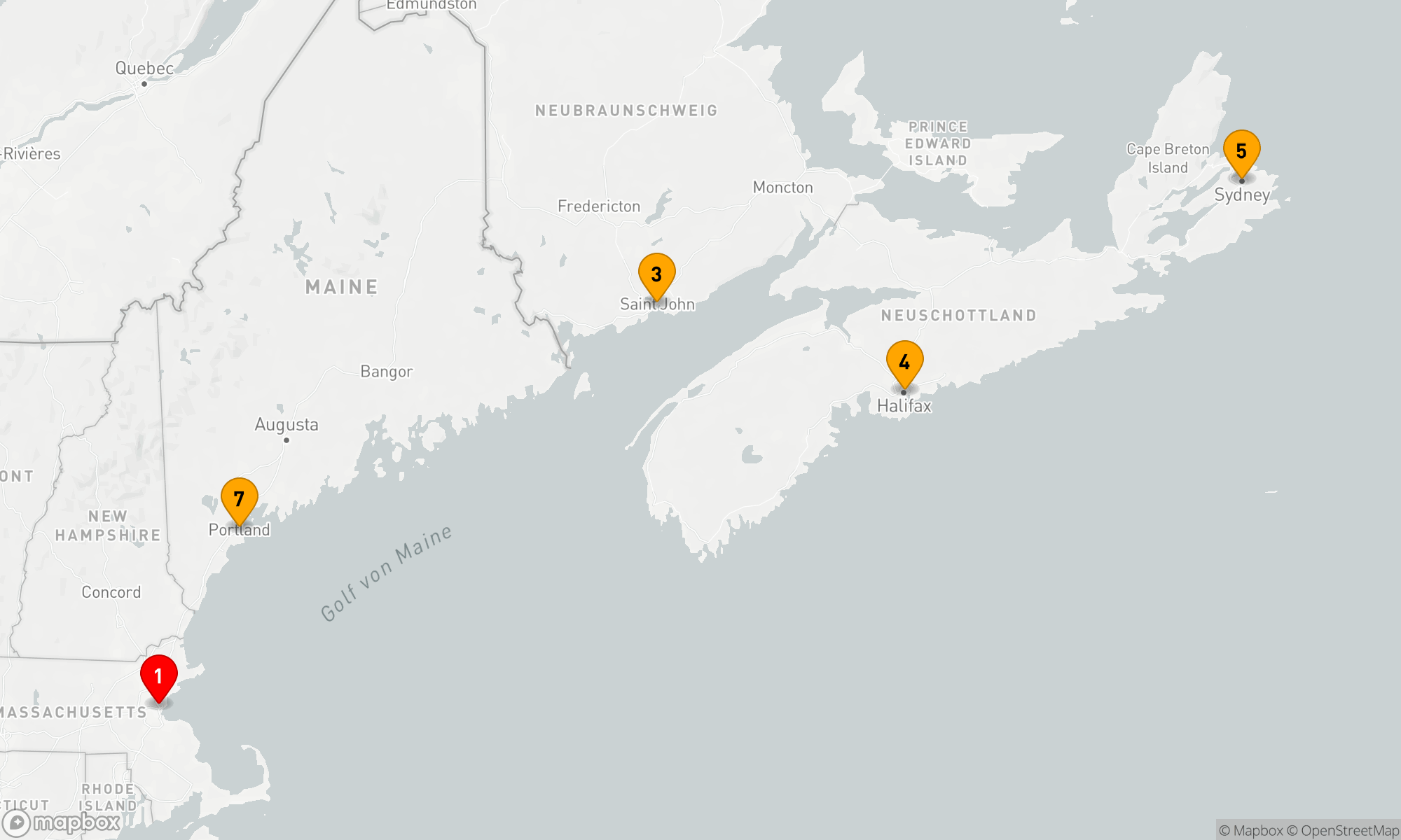 Route 7 Nächte - KANADA & NEW ENGLAND CIRCLE: NEW BRUNSWICK