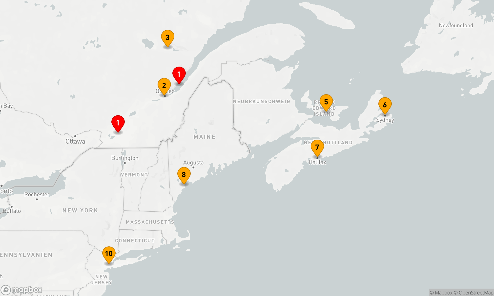 Route 9 Nächte - LEUCHTTÜRME UND HÄFEN IN KANADA UND NEW ENGLAND