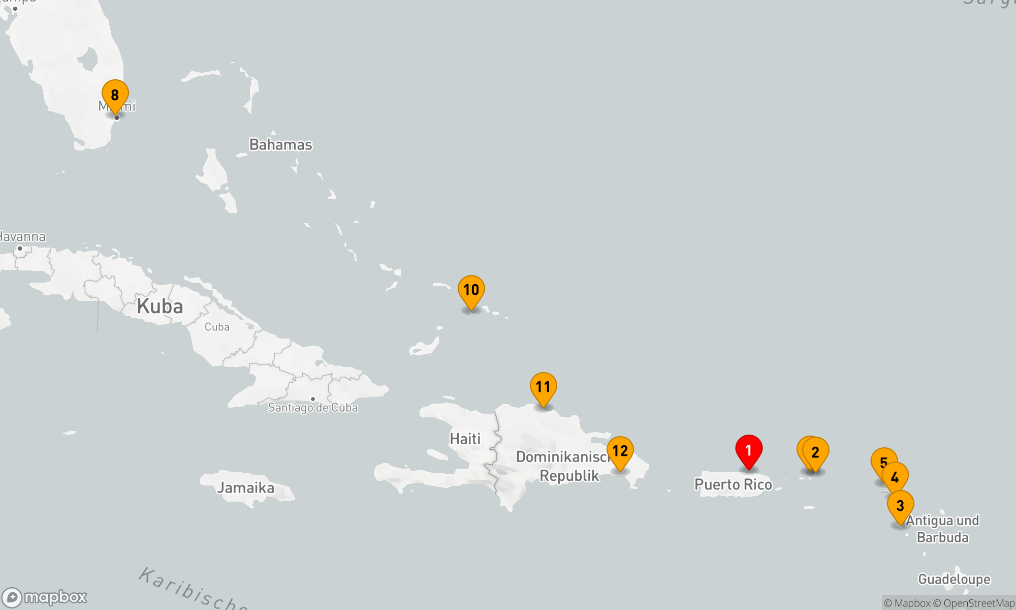 Route 14 Nächte - Karibische Entdeckungstour ab San Juan