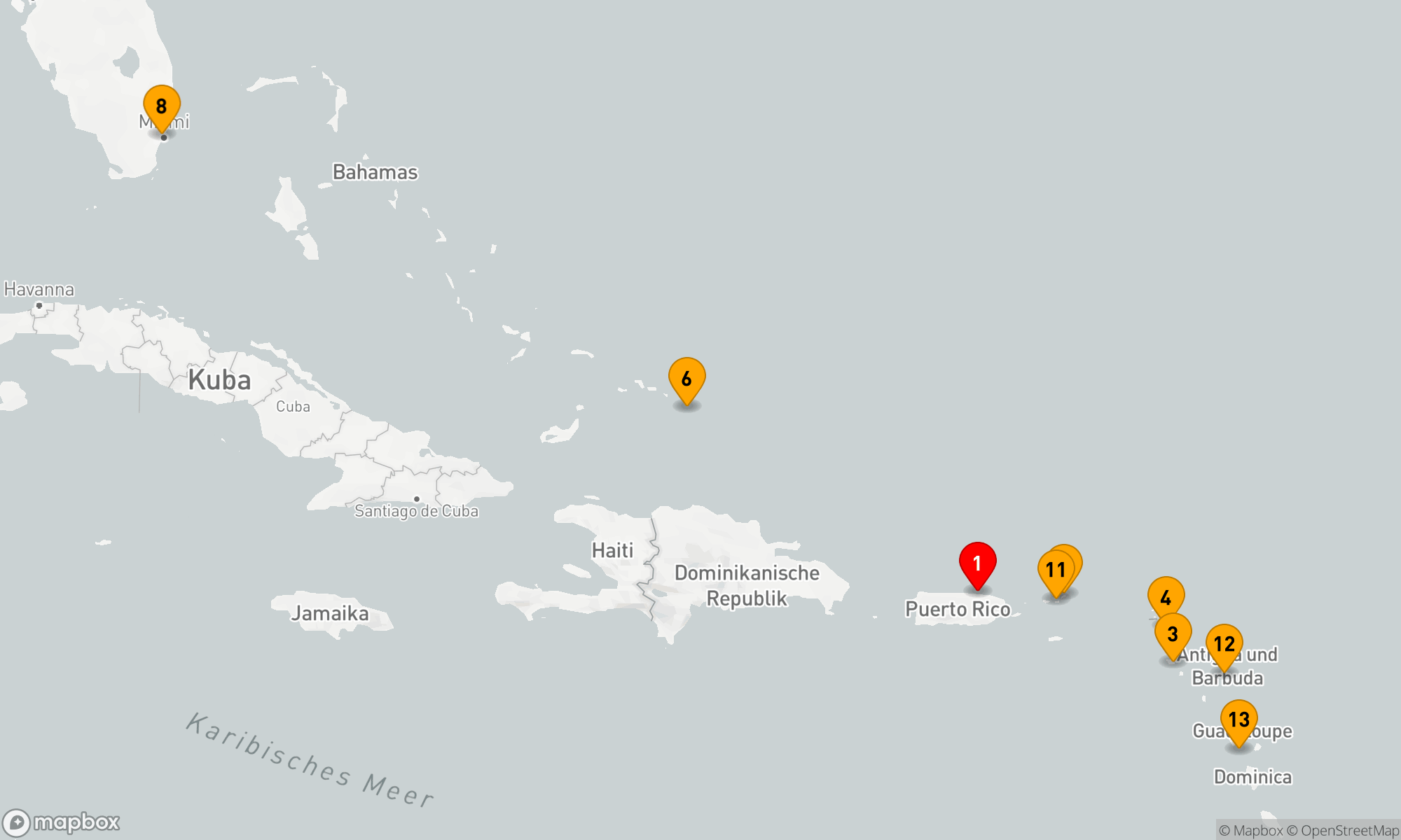 Route 14 Nächte - Karibische Entdeckungsreise: Inselzauber und Hafenflair
