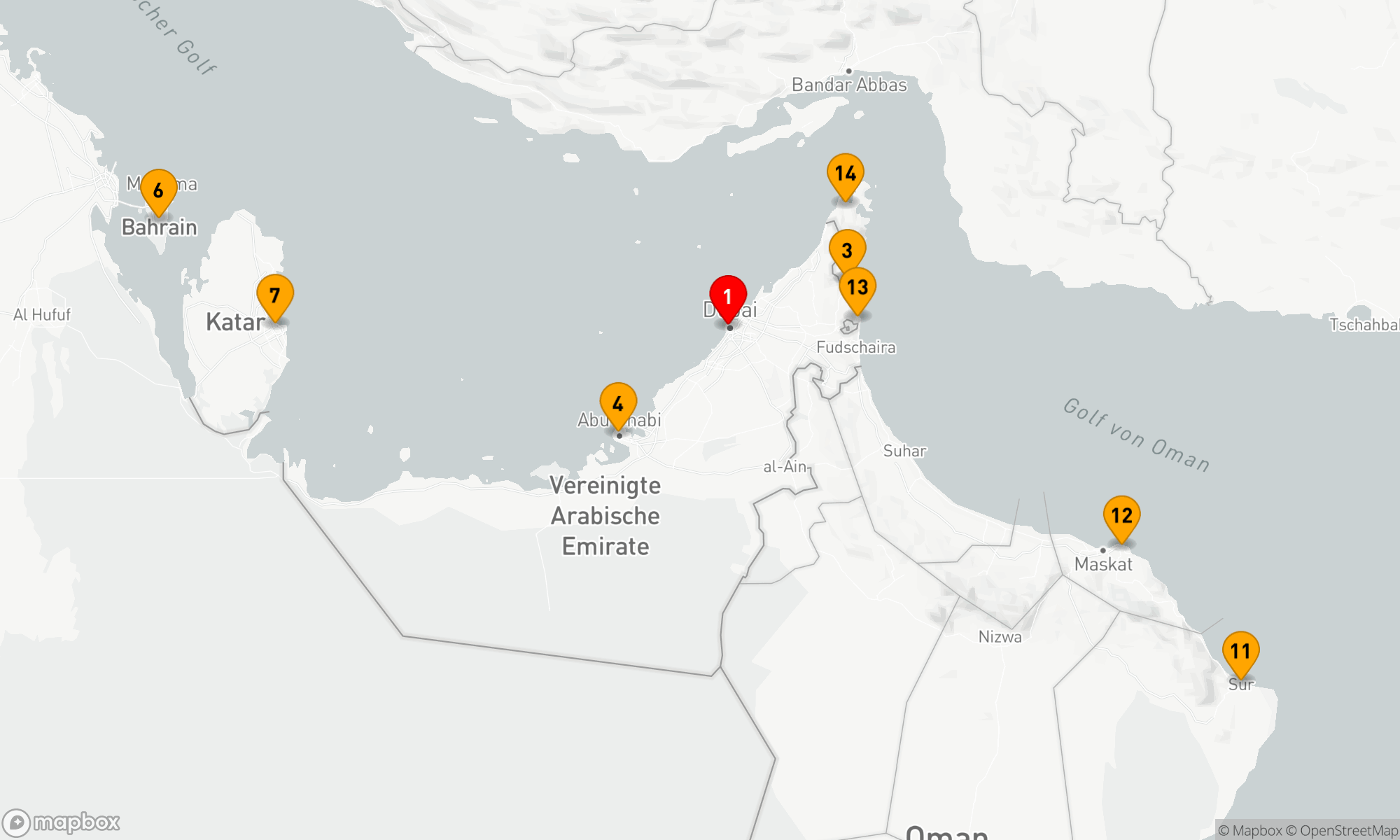 Route 14 Nächte - Arabische Entdeckungsreise