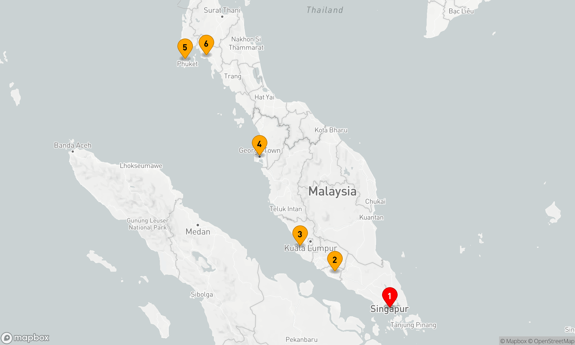 Route 7 Nächte - Entdeckung der Wunder Südostasiens