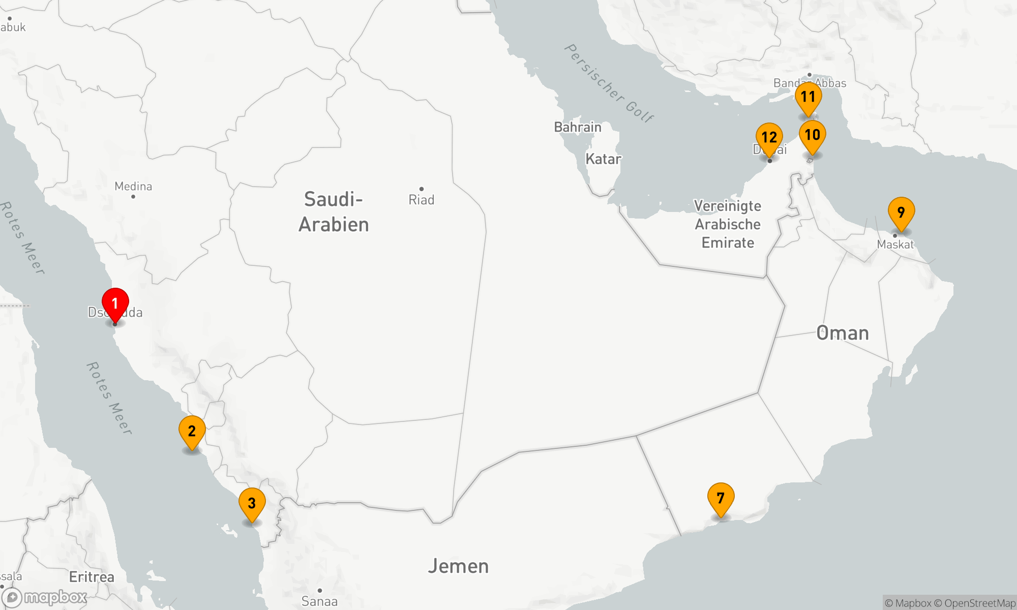 Route 11 Nächte - Arabische Entdeckungsreise