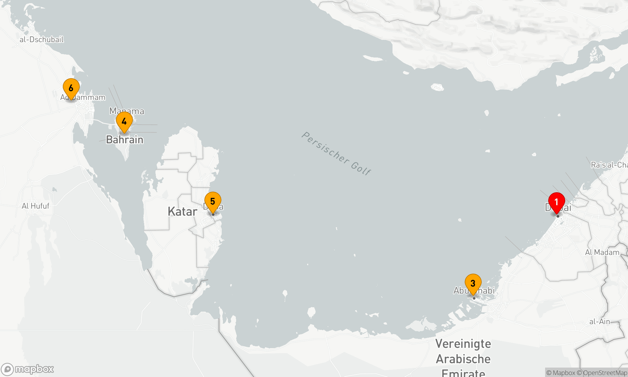 Route 7 Nächte - Arabische Schätze und Metropolen