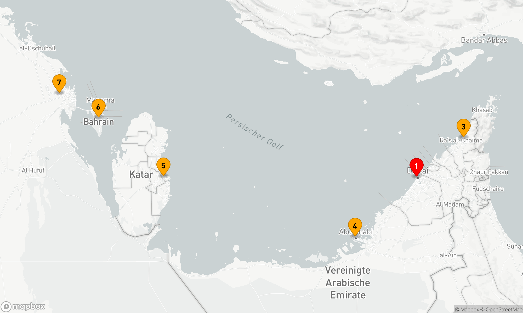 Route 8 Nächte - Arabische Küstenschätze