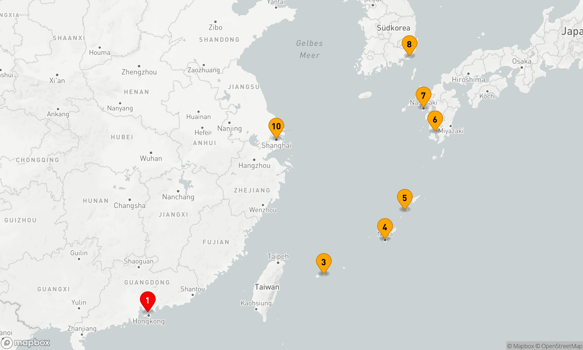 Route 9 Nächte - Asien-Odyssee: Kulturen und Küsten entdecken