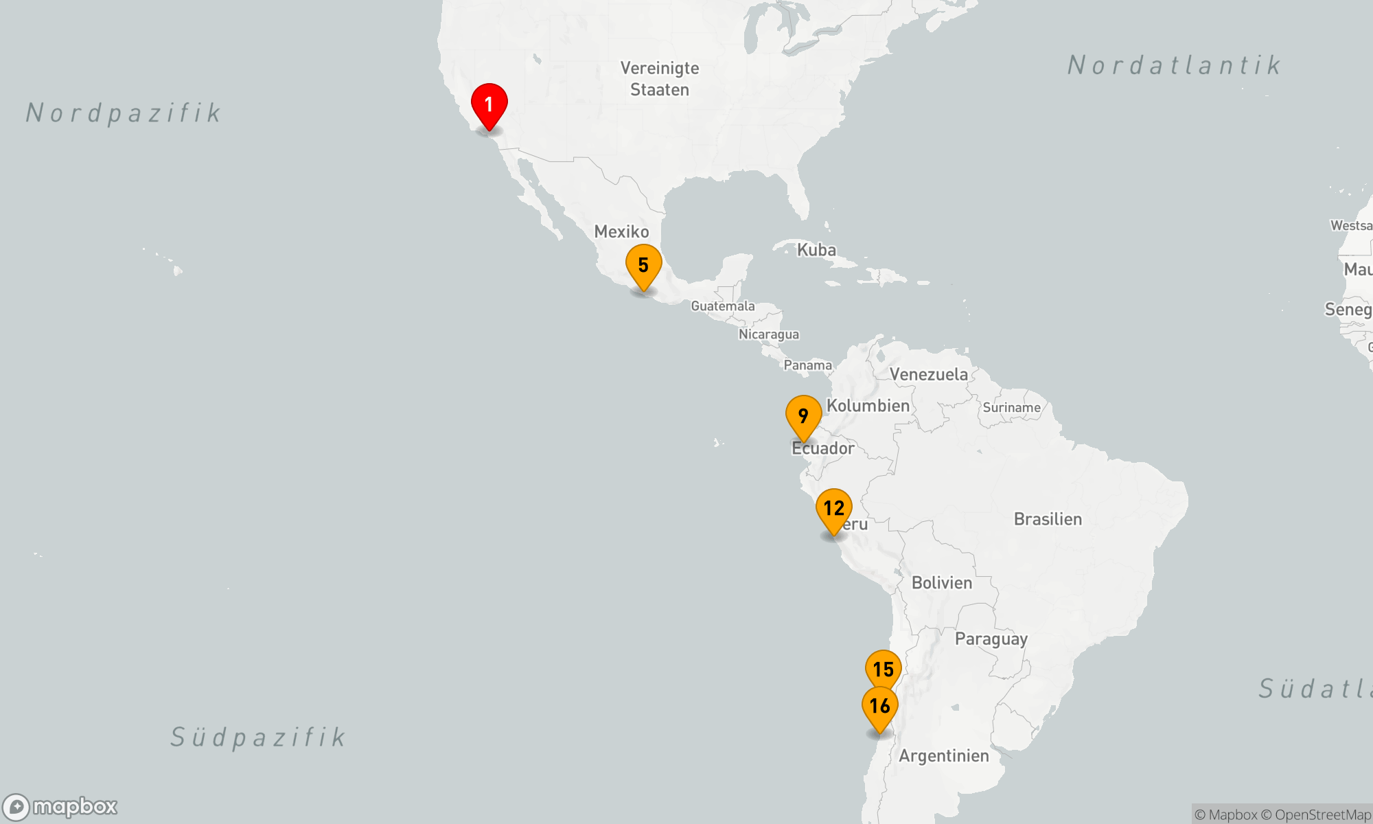Route 15 Nächte - REISEN - SÜDAMERIKA