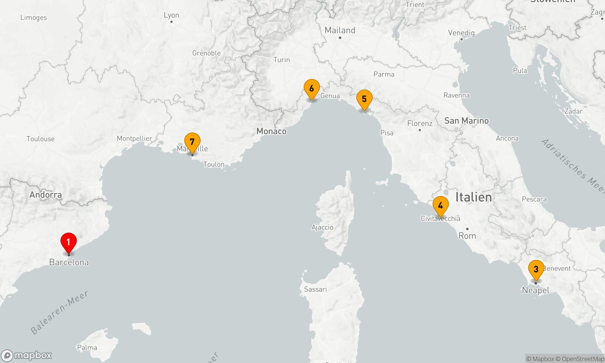 Route 7 Nächte - Mediterrane Entdeckerreise