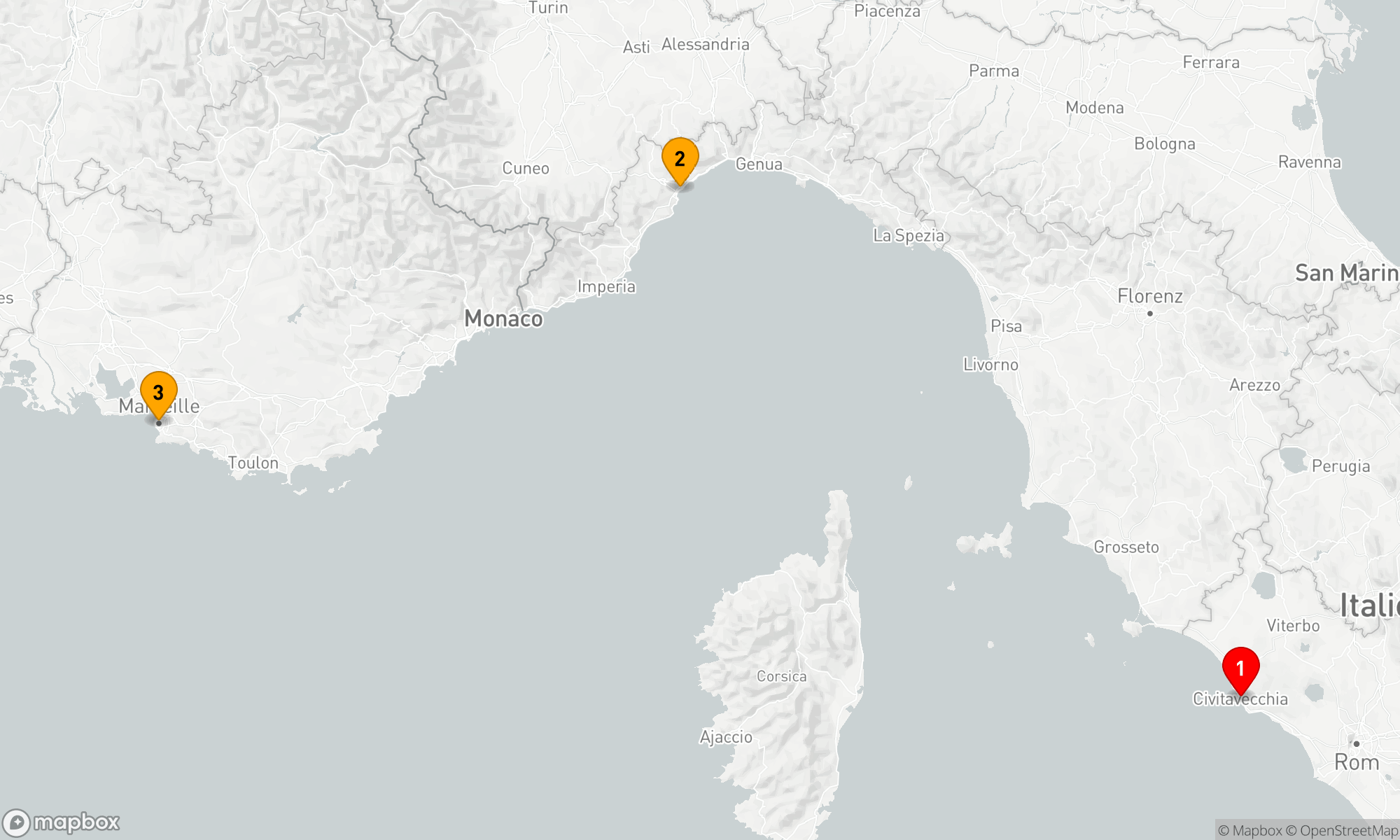 Route 2 Nächte - La Dolce Vita auf See