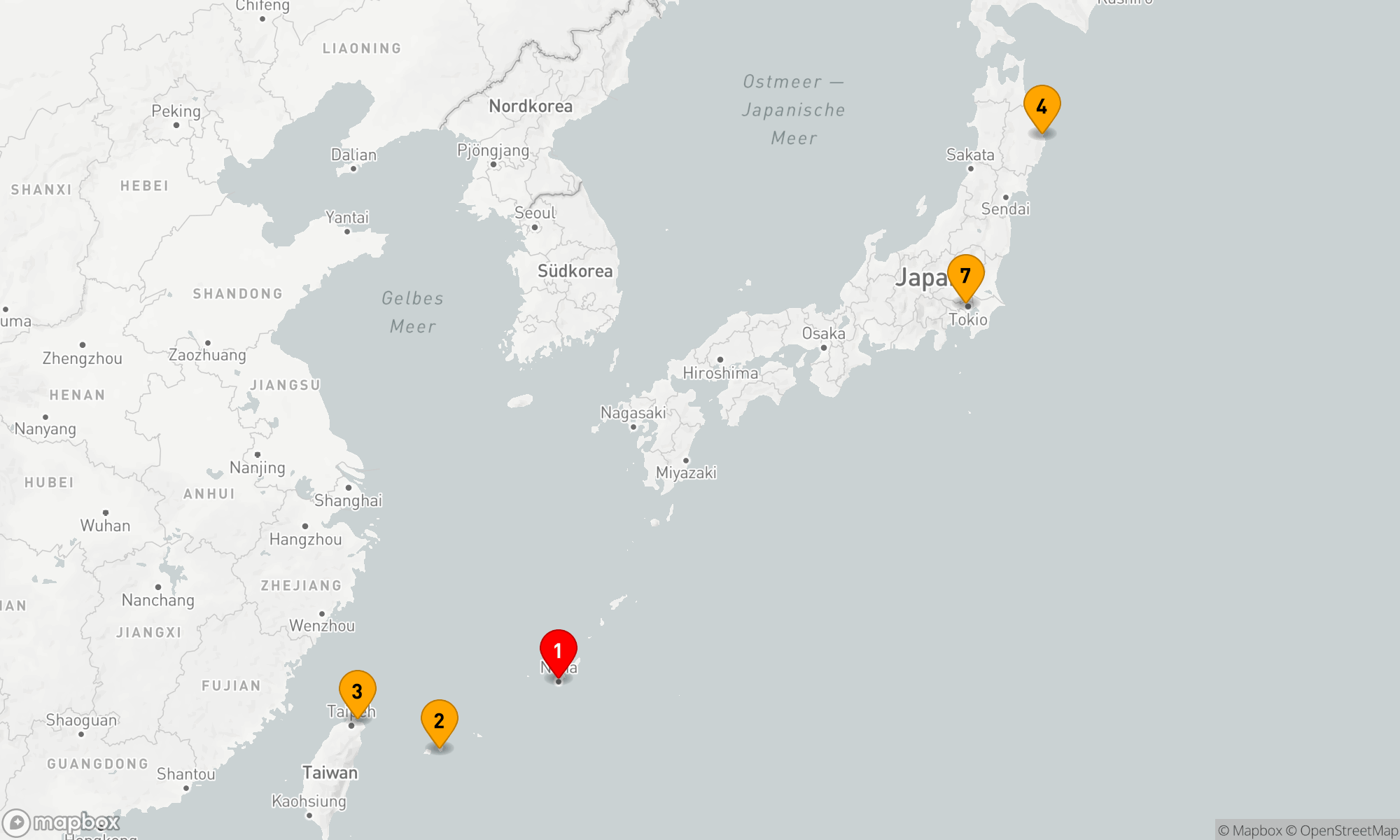 Route 6 Nächte - Ozeanisches Inselabenteuer
