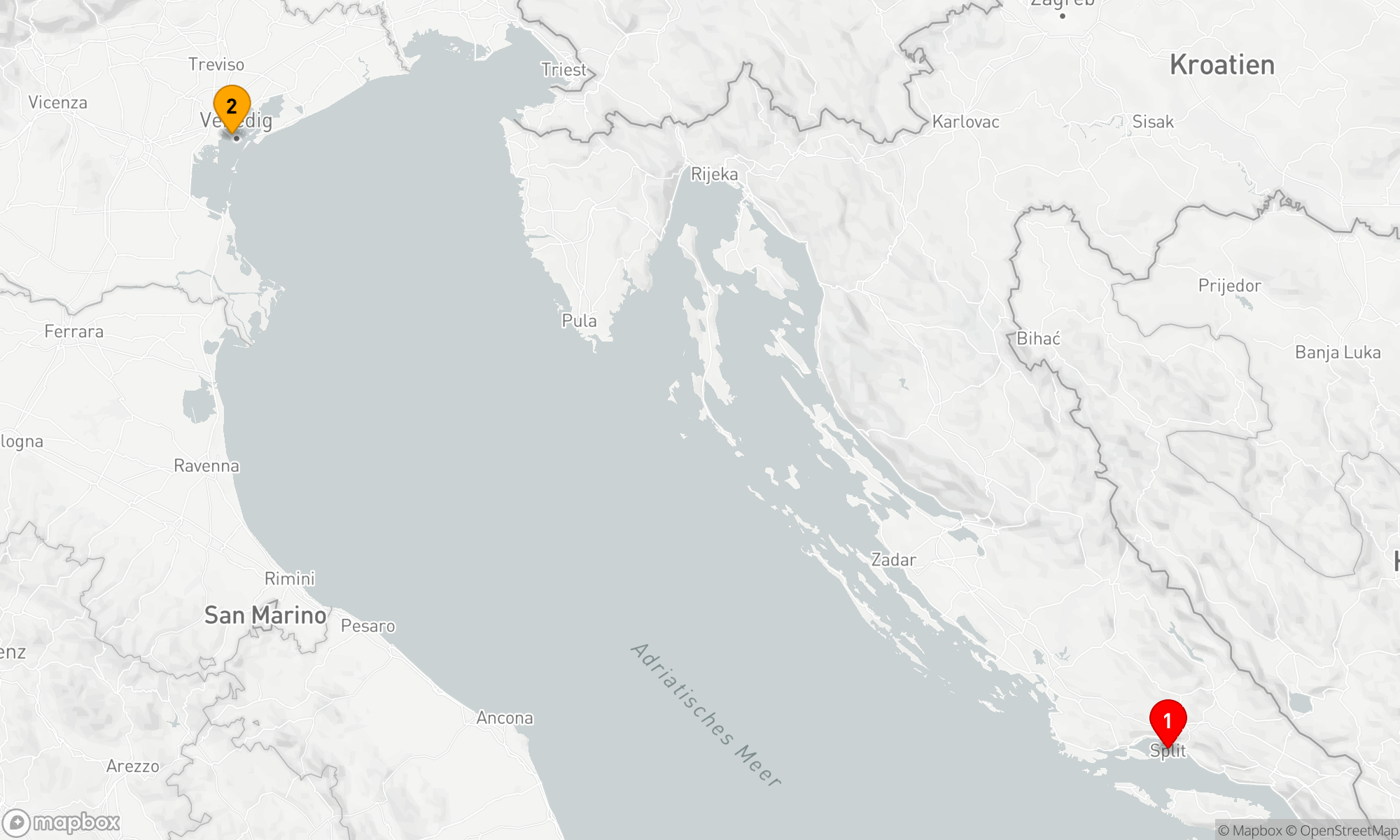 Route 1 Nacht - Adriatisches Glitzern: Eine Nacht des Stils und der Eleganz