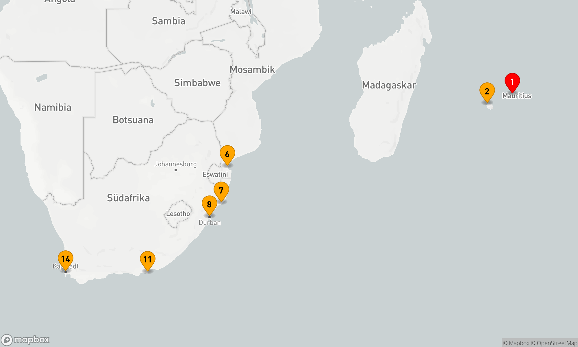Route 13 Nächte - Abenteuer Südafrika (EUX2760)