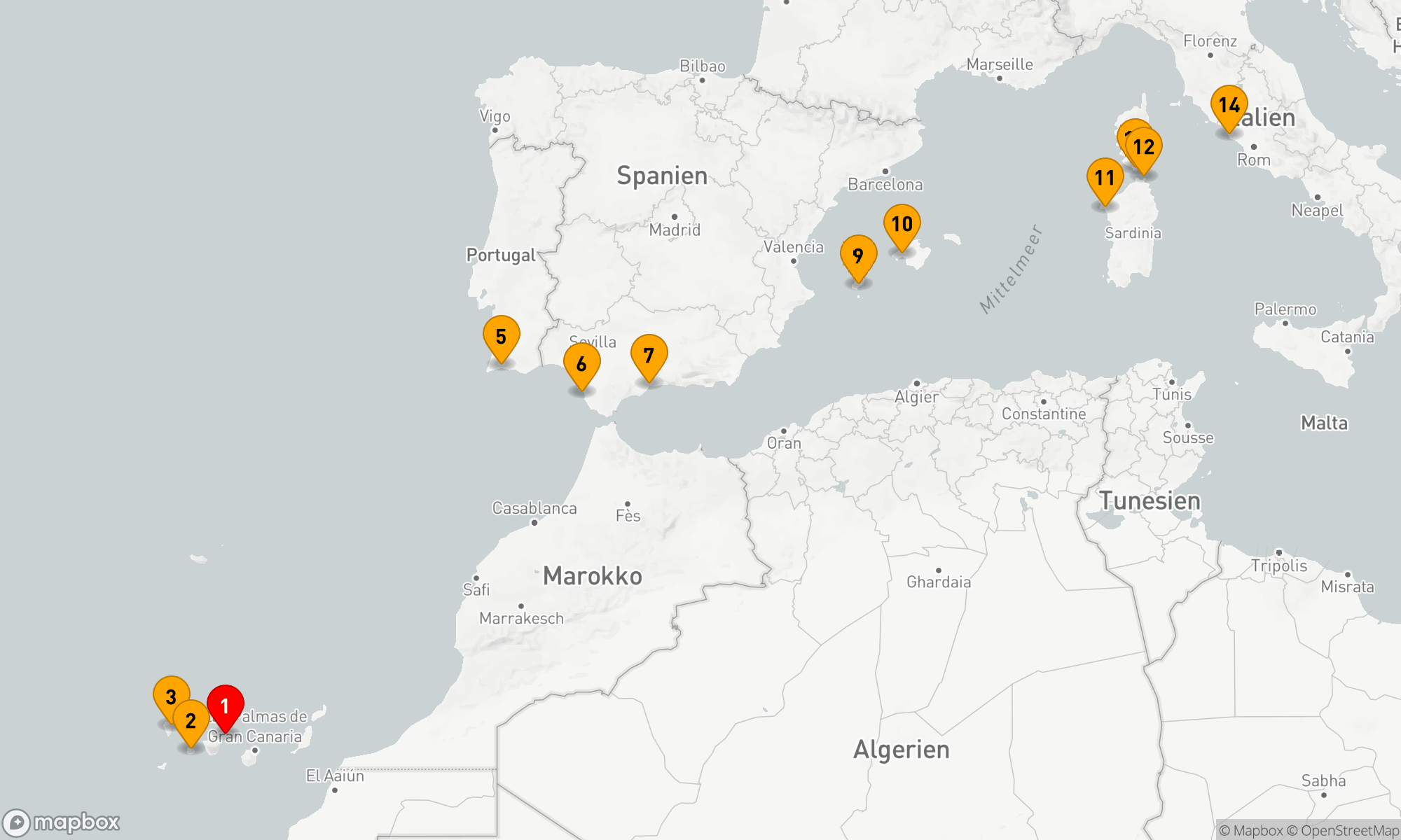 Route 13 Nächte - Zwischen Inselglanz und Küstencharme (EUX2762)