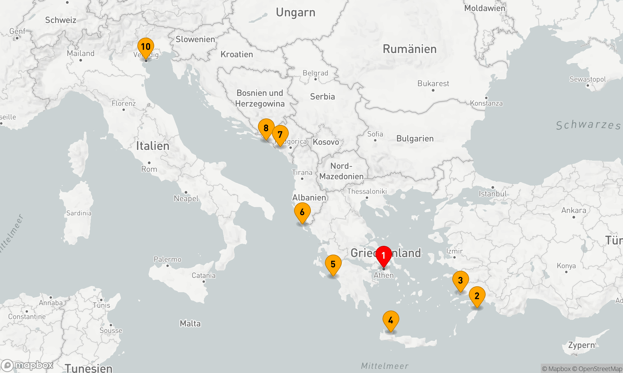 Route 10 Nächte - RUINS & ROMANCE