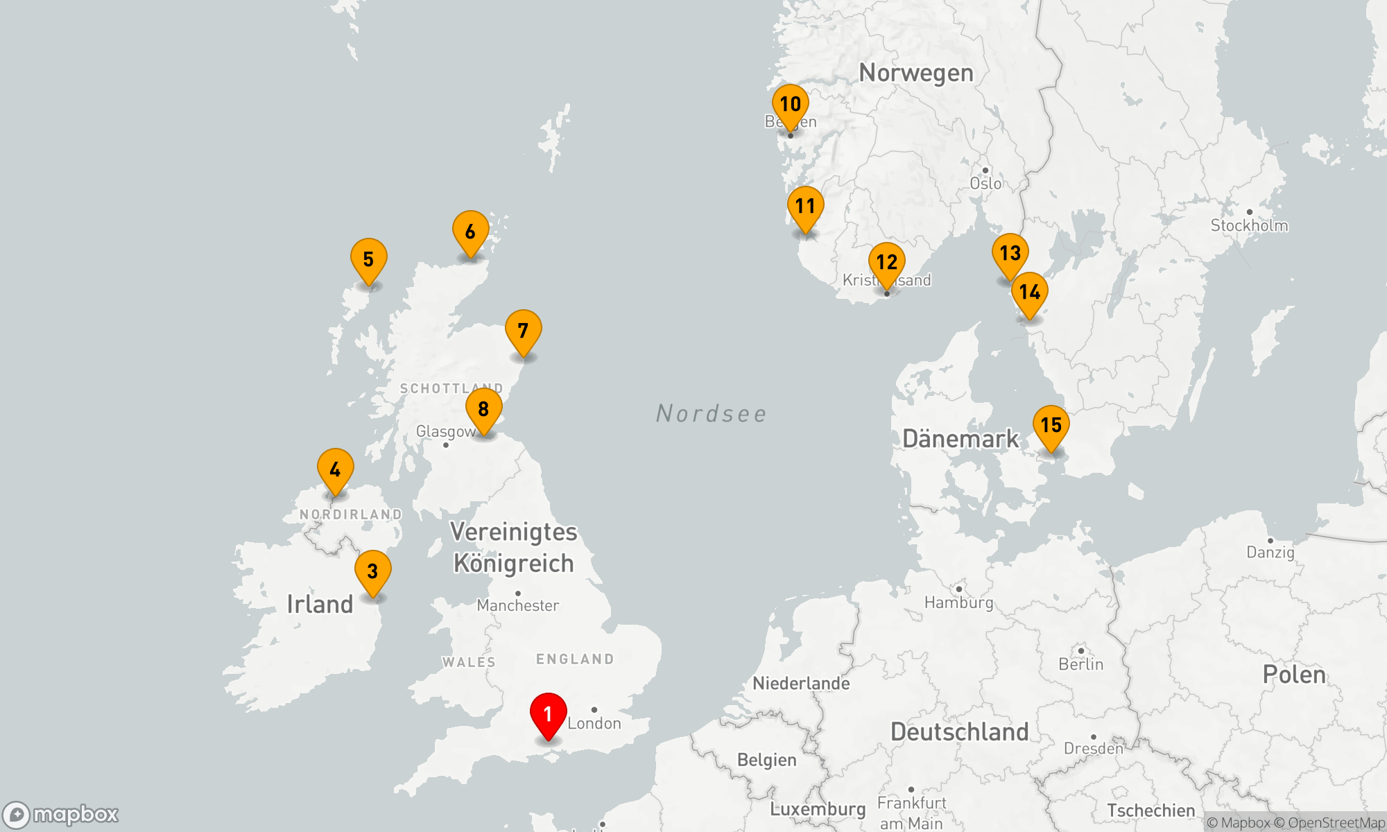 Route 14 Nächte - CASTLES OF ICE & STONE