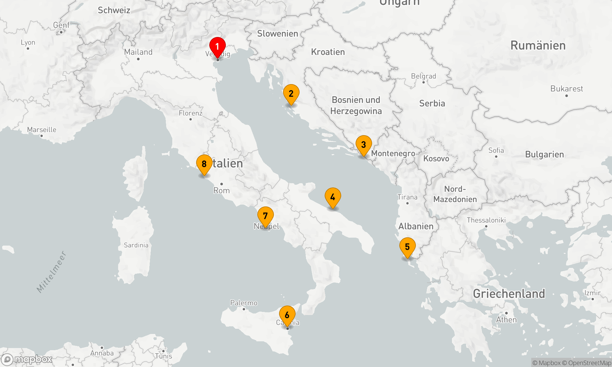 Route 7 Nächte - MAJESTIC MEDIEVAL FORTRESSES