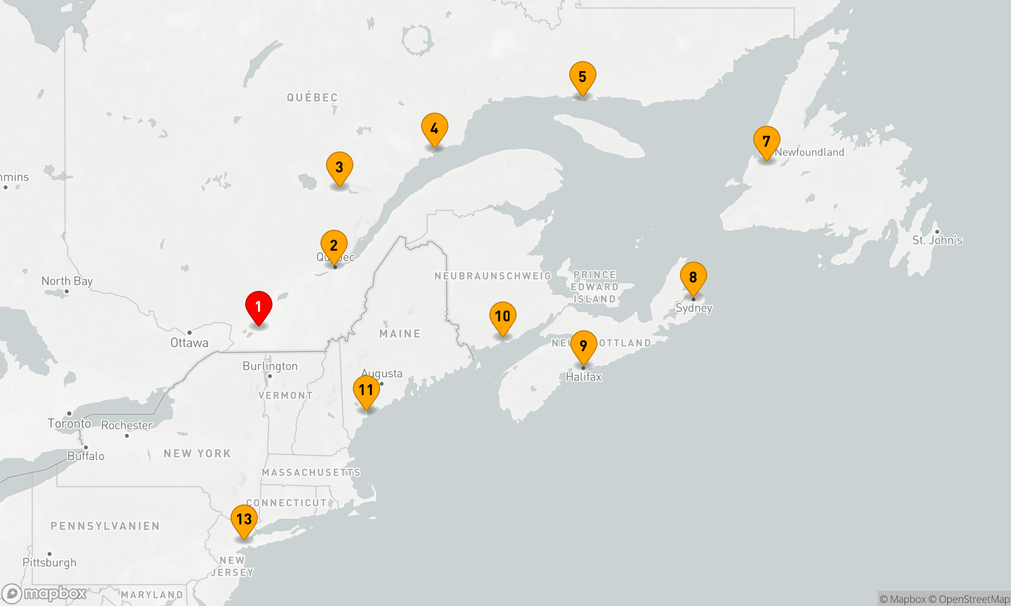 Route 12 Nächte - O CANADA