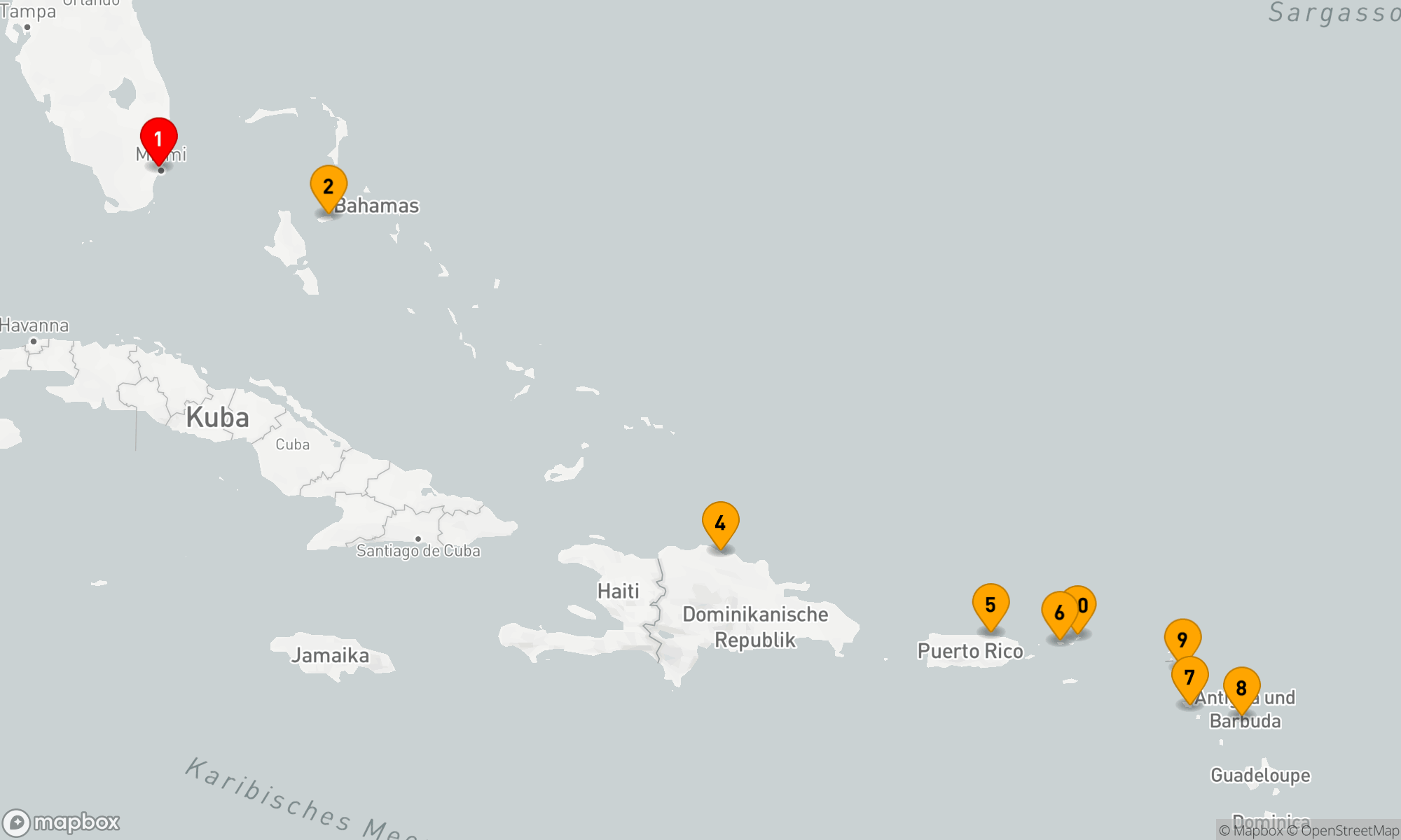 Route 12 Nächte - BEACH-BLESSED ISLES