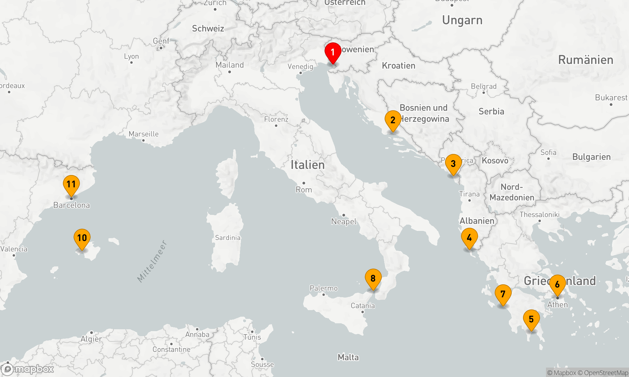 Route 10 Nächte - SHIMMERING SHORES