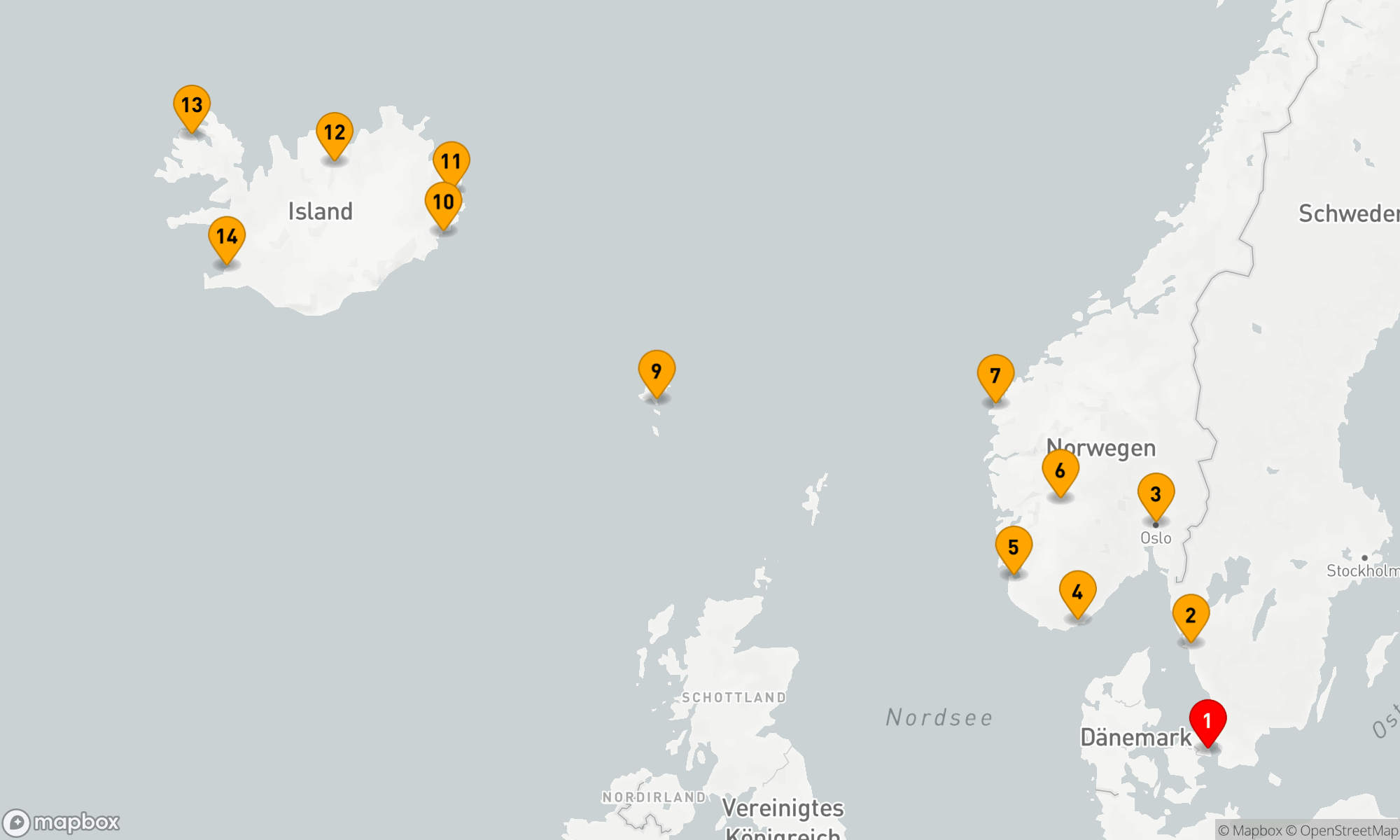 Route 13 Nächte - GLACIAL ADVENTURE