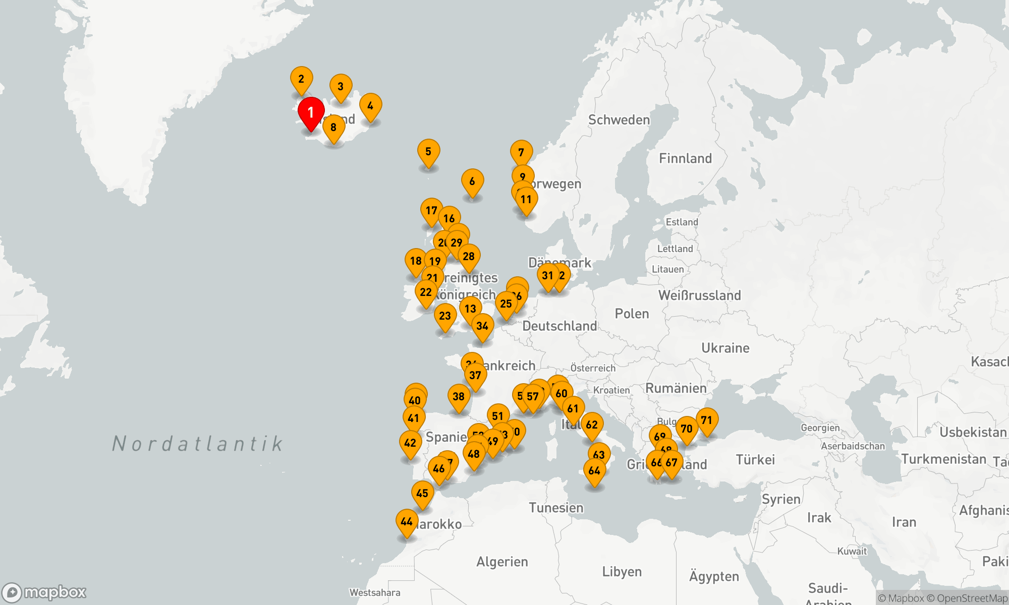 Route 70 Nächte - SOUTHERLY SOJOURN