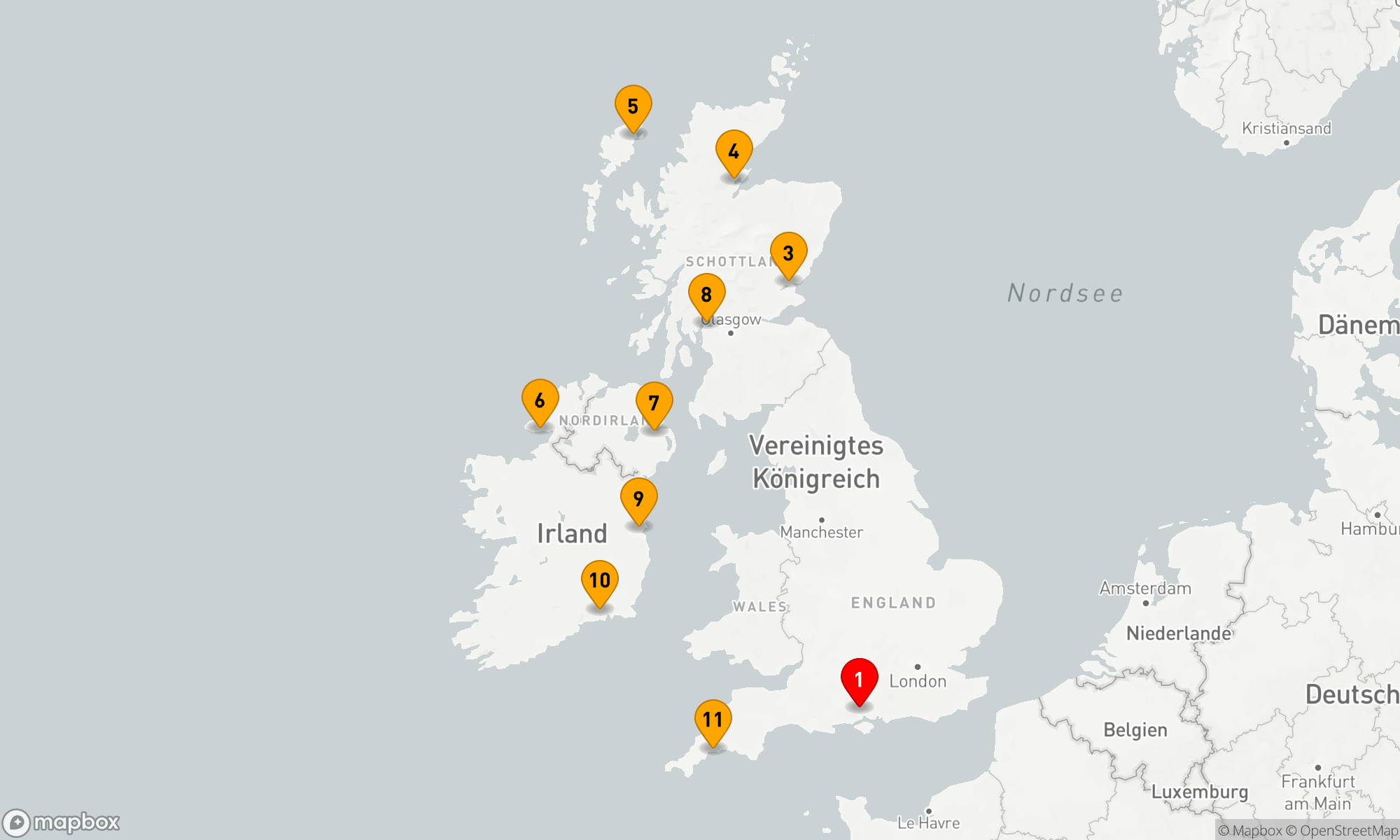 Route 11 Nächte - LEGENDS & LORE