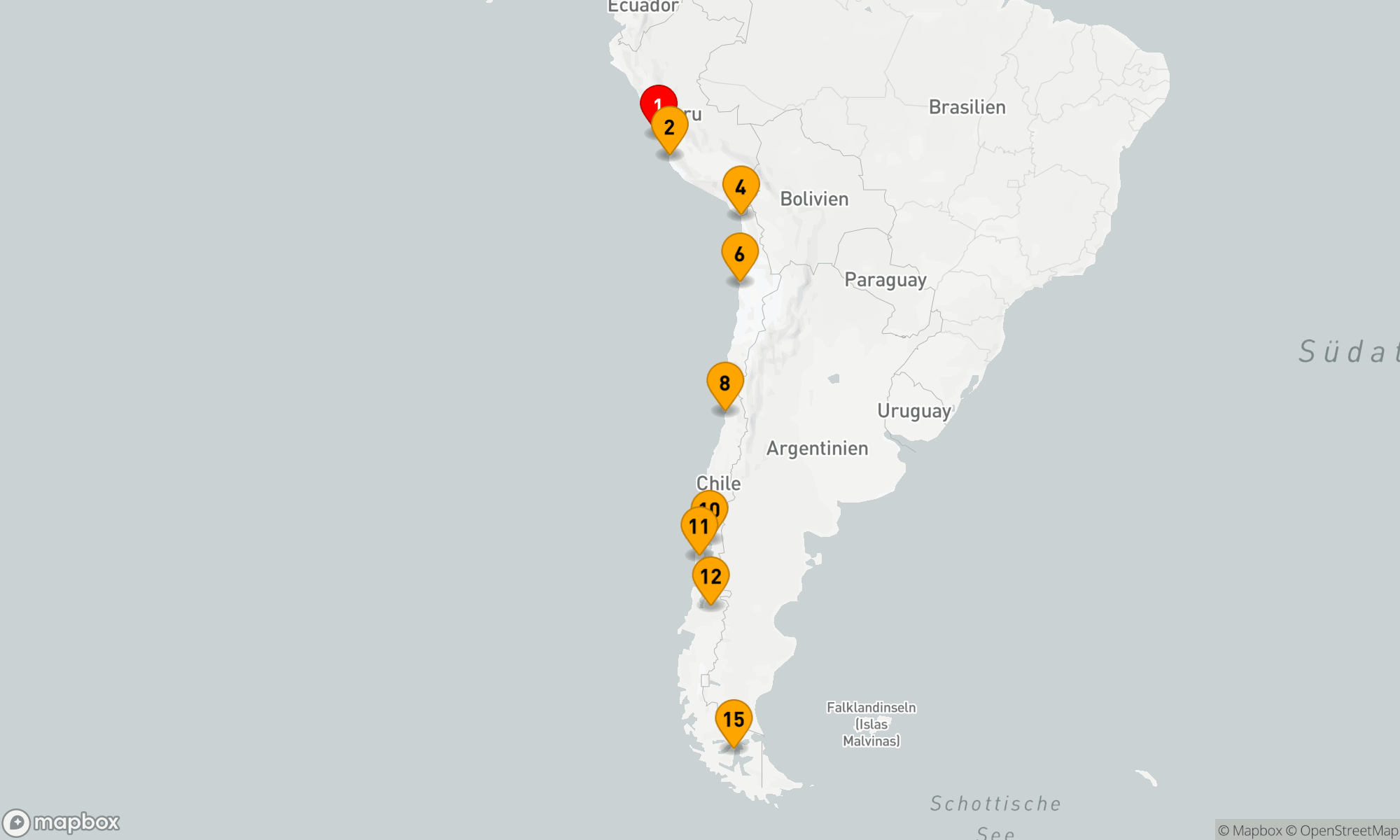 Route 14 Nächte - CHILEAN HERITAGE & FJORDS