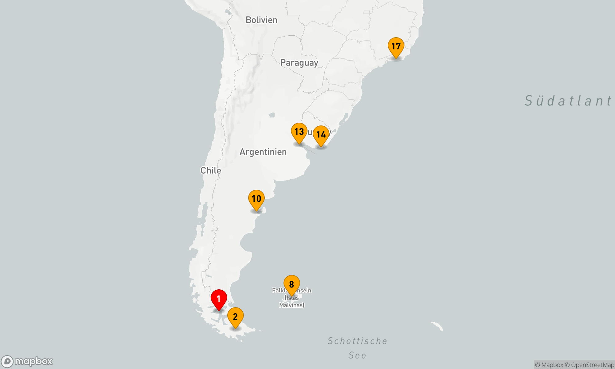 Route 16 Nächte - PENGUINS & PATAGONIA