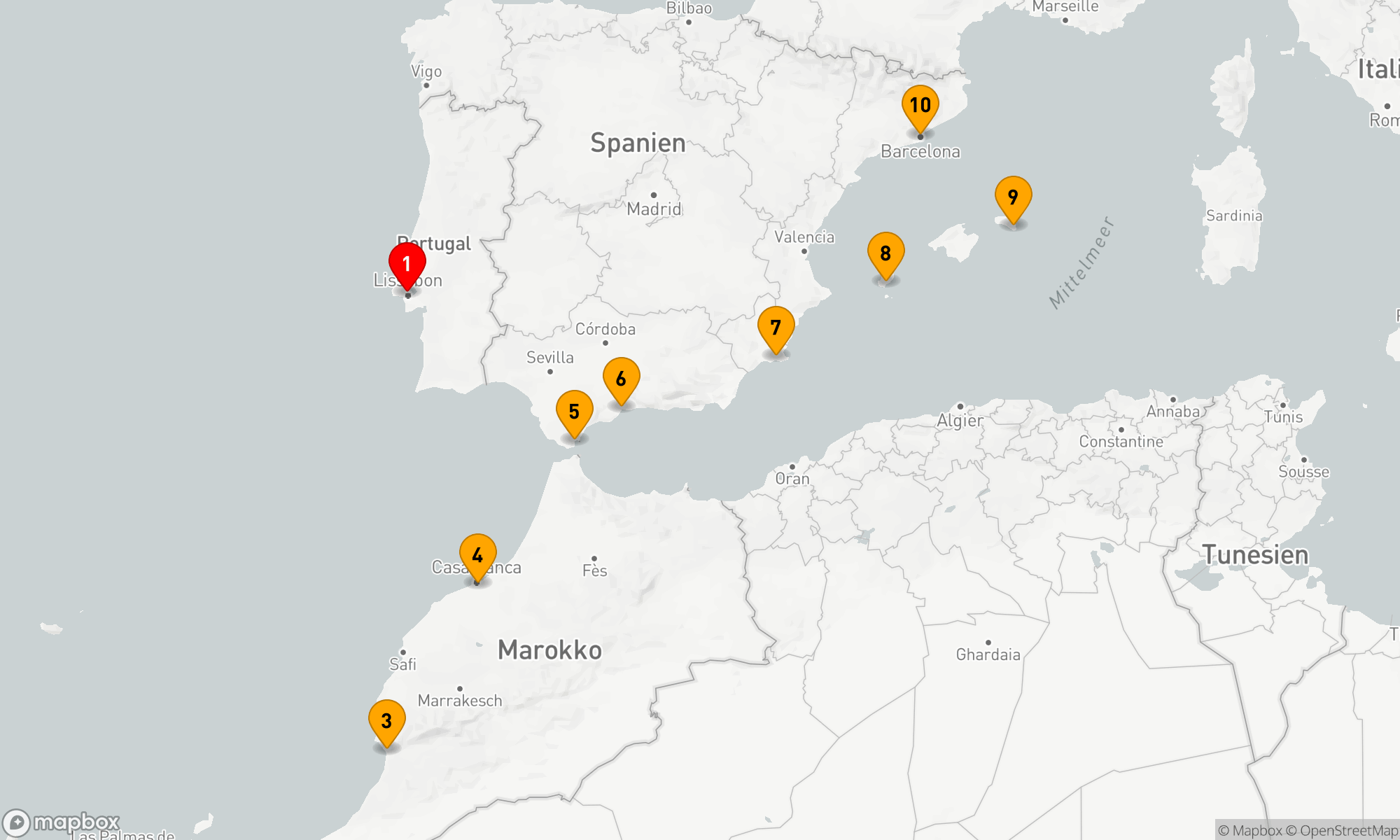 Route 9 Nächte - THE MATADORS TREK