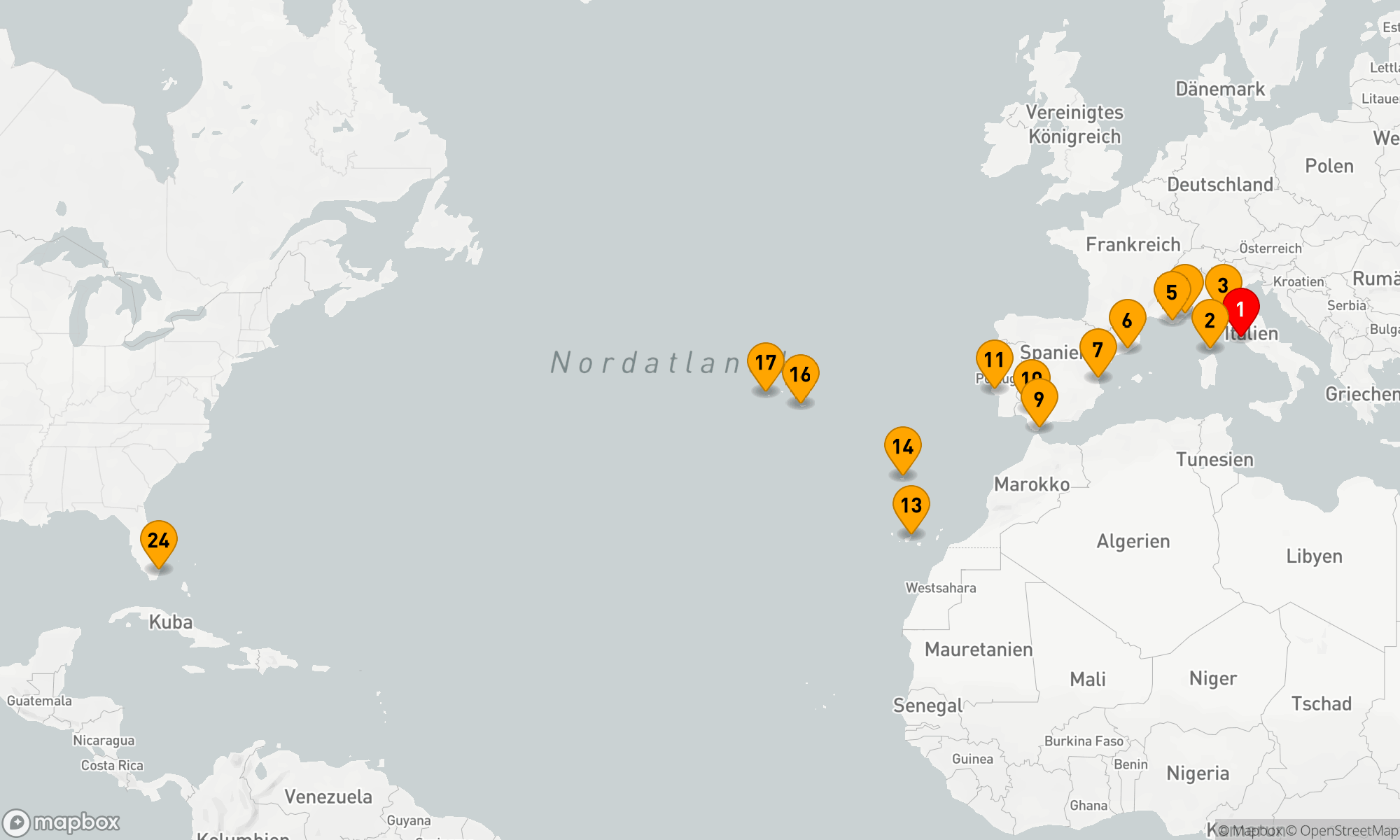 Route 23 Nächte - OLD & NEW WORLDS