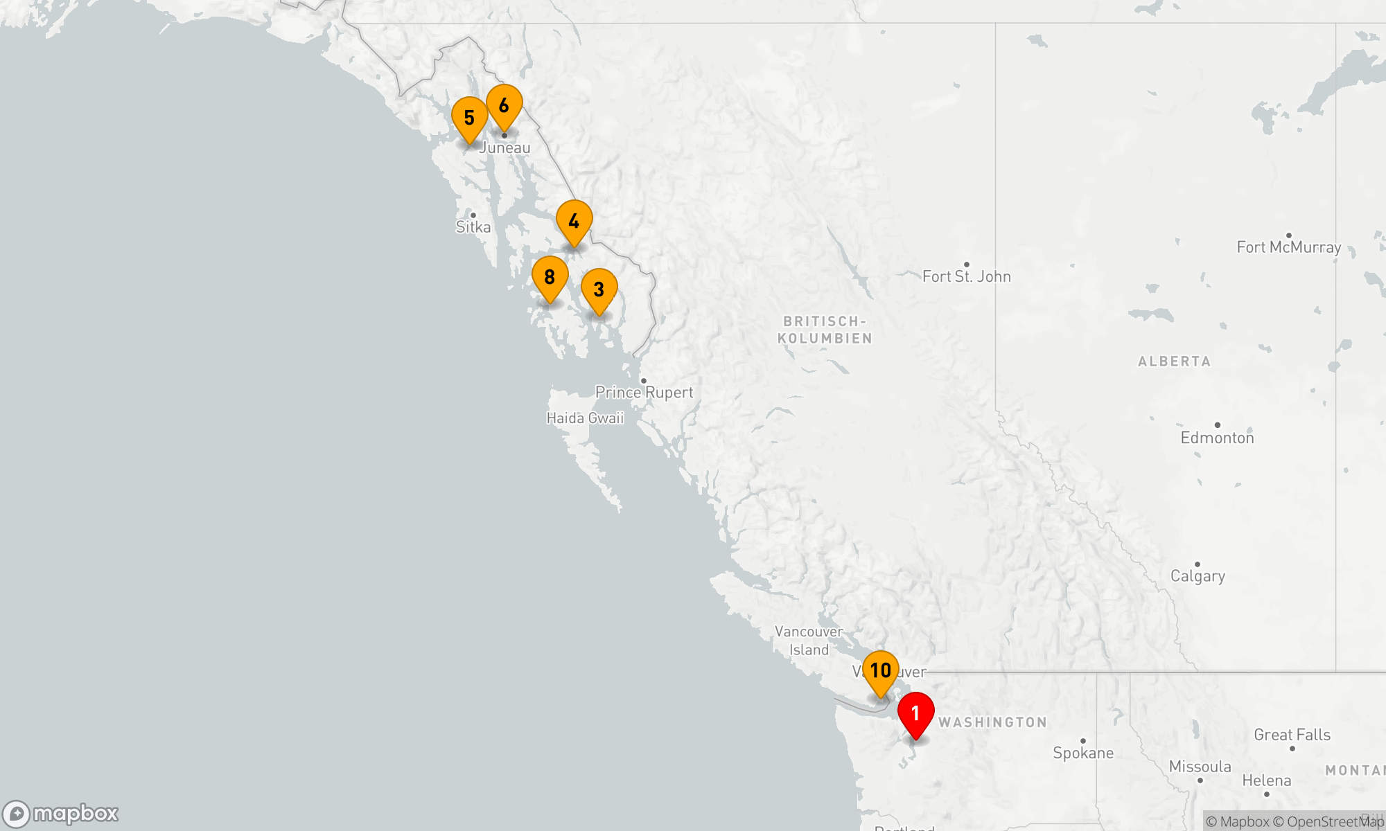 Route 10 Nächte - ALASKA DISCOVERER