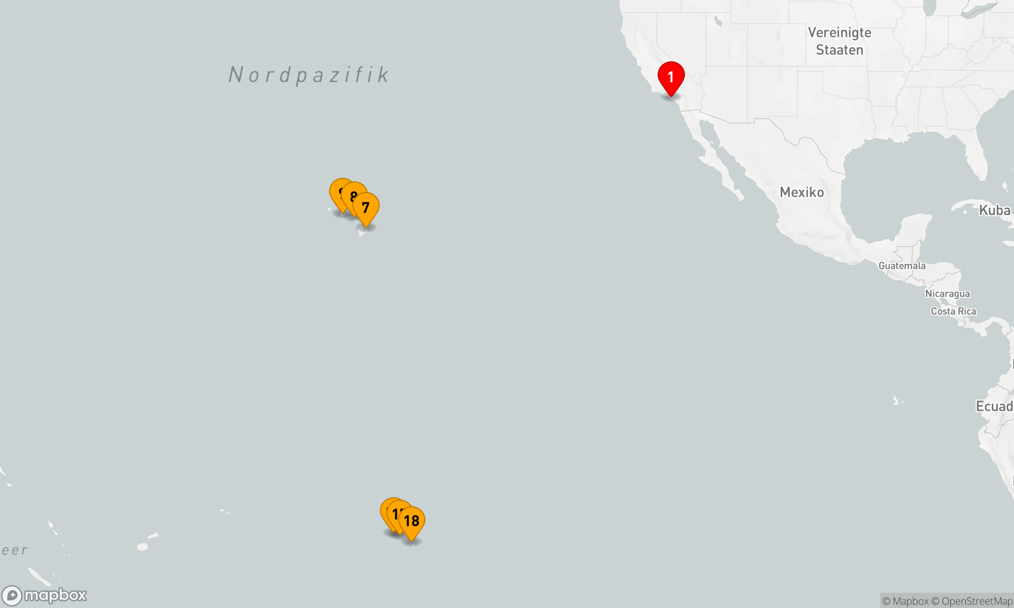 Route 17 Nächte - PACIFIC ISLAND ESCAPE