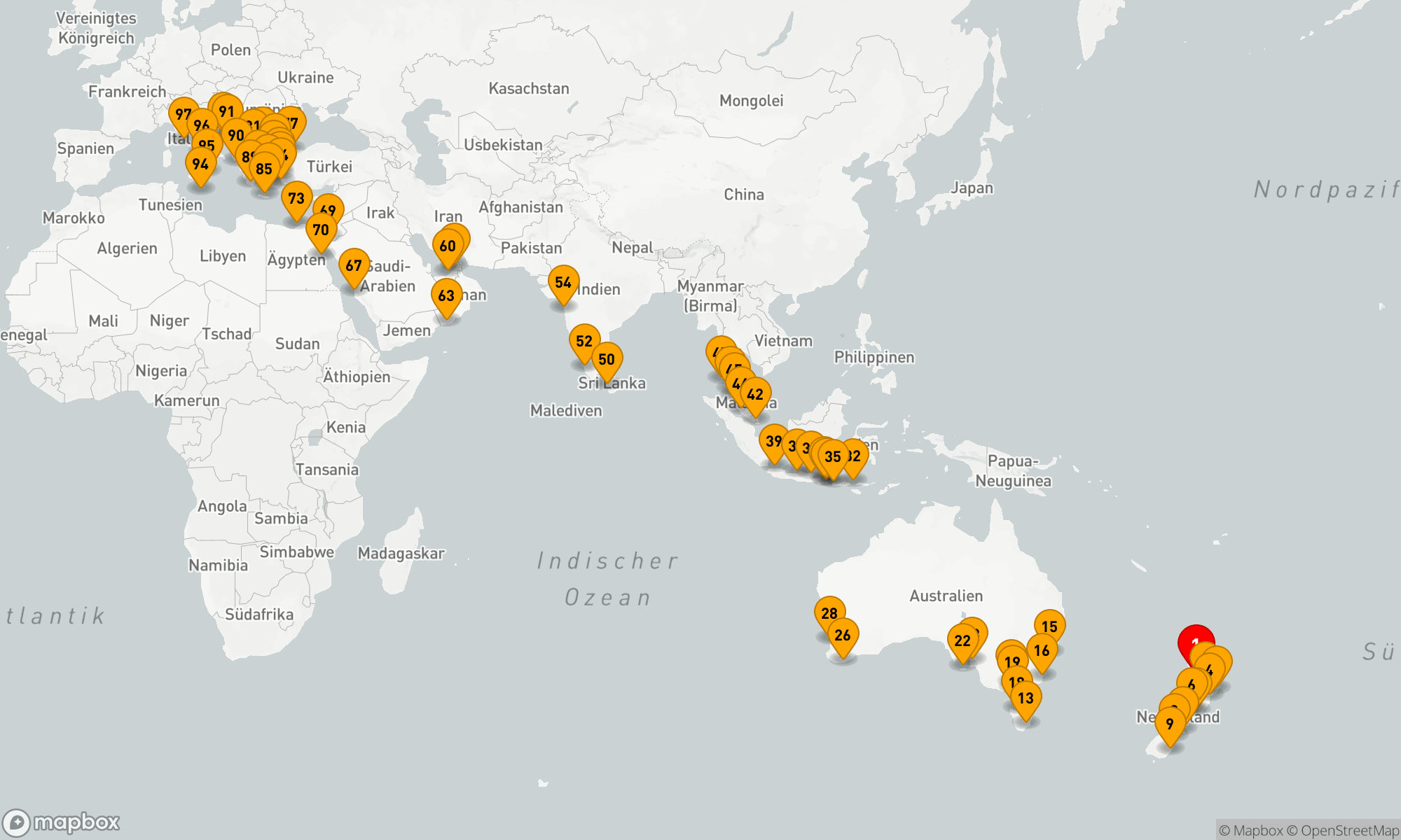 Route 96 Nächte - THE BEST OF EAST & WEST