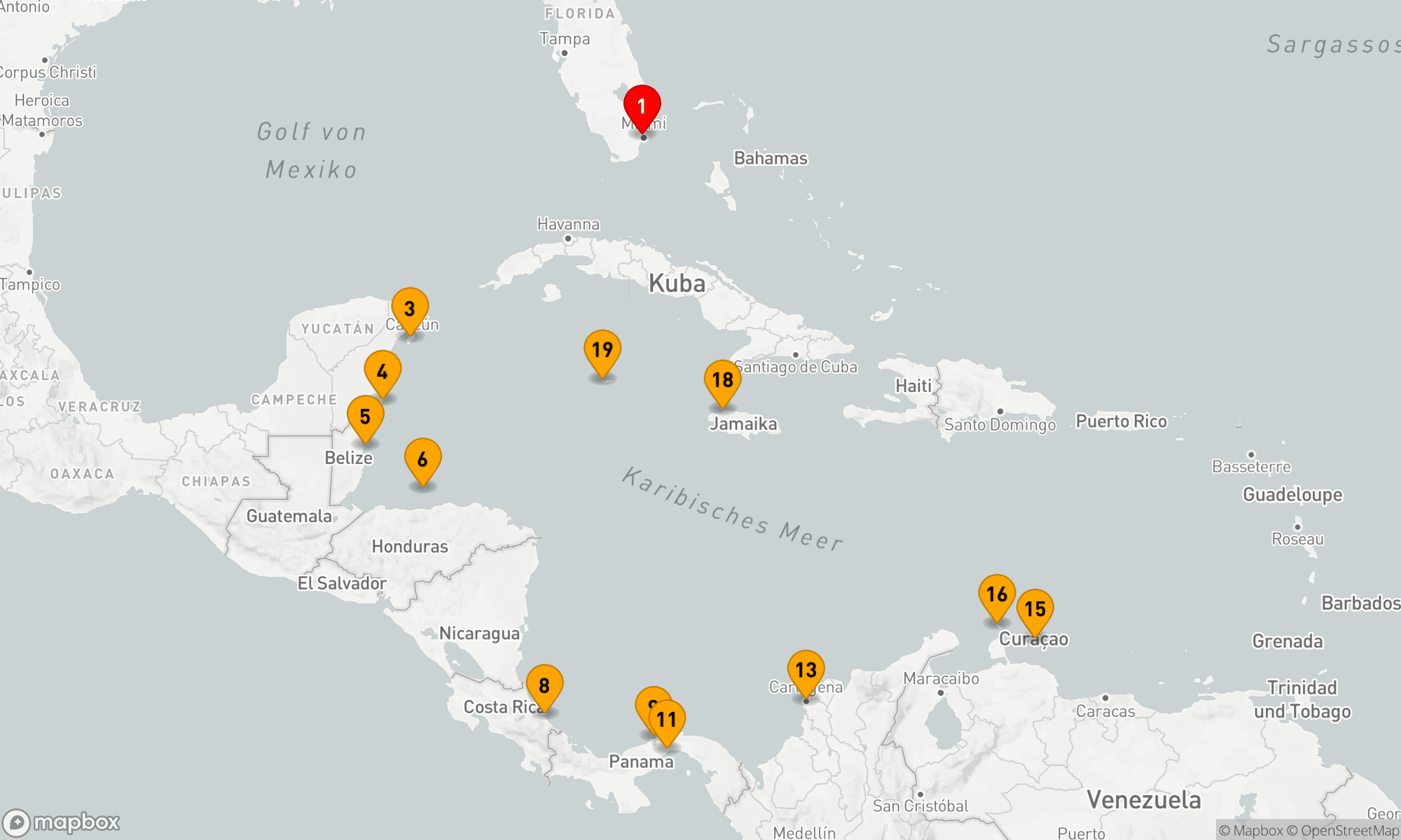 Route 20 Nächte - COASTAL CALM & COCONUTS