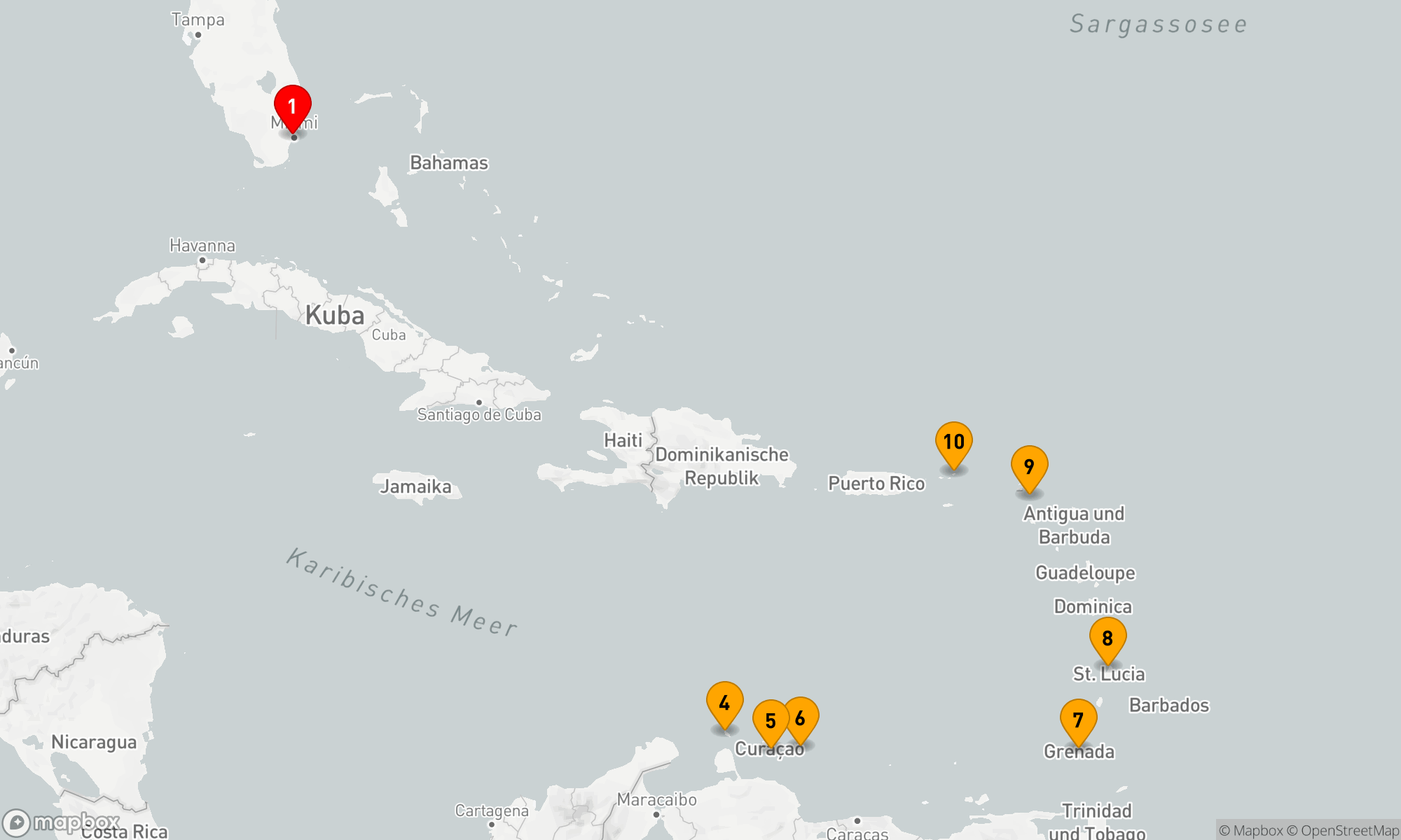 Route 12 Nächte - CURATED CARIBBEAN