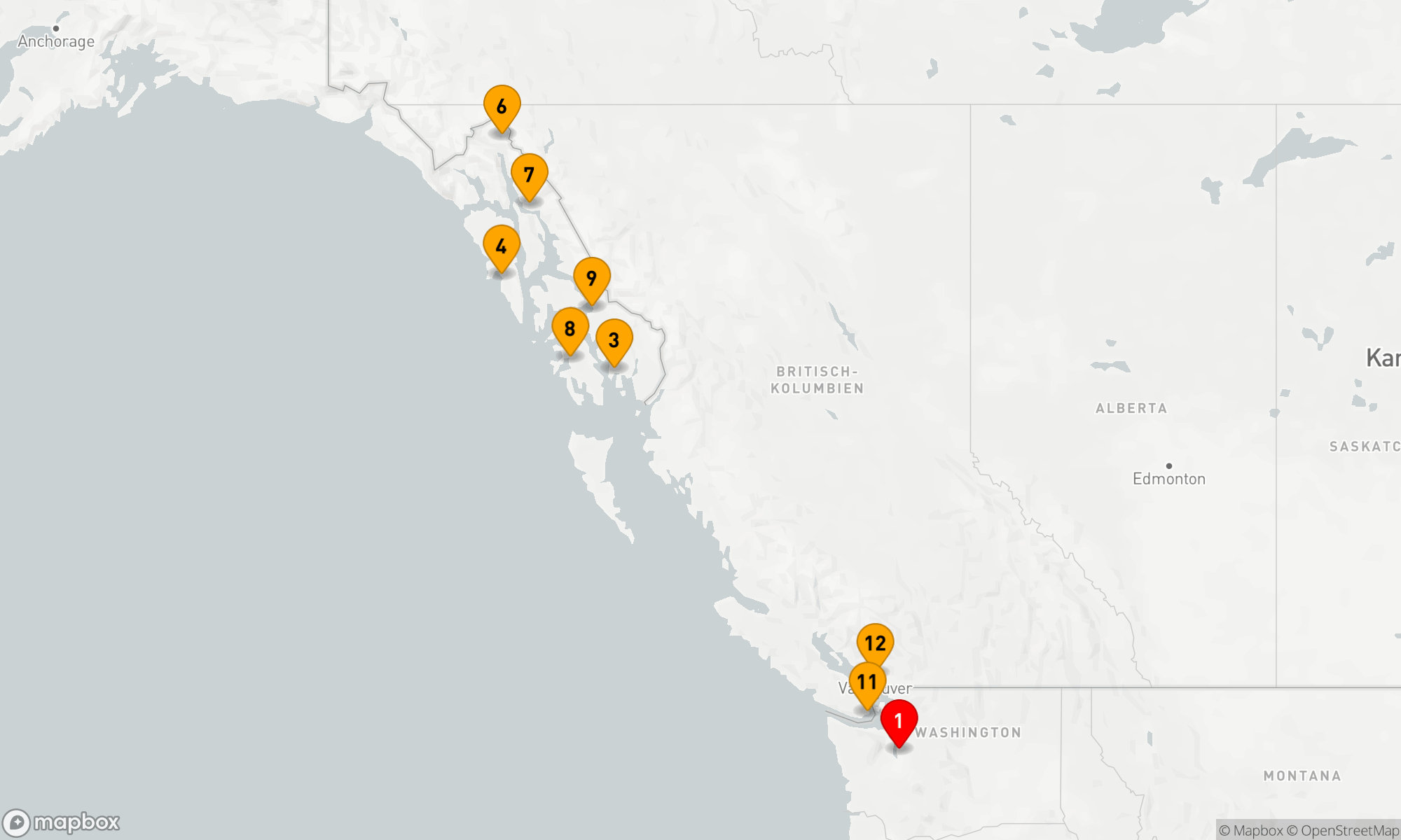 Route 11 Nächte - ALASKAN DREAMSCAPES