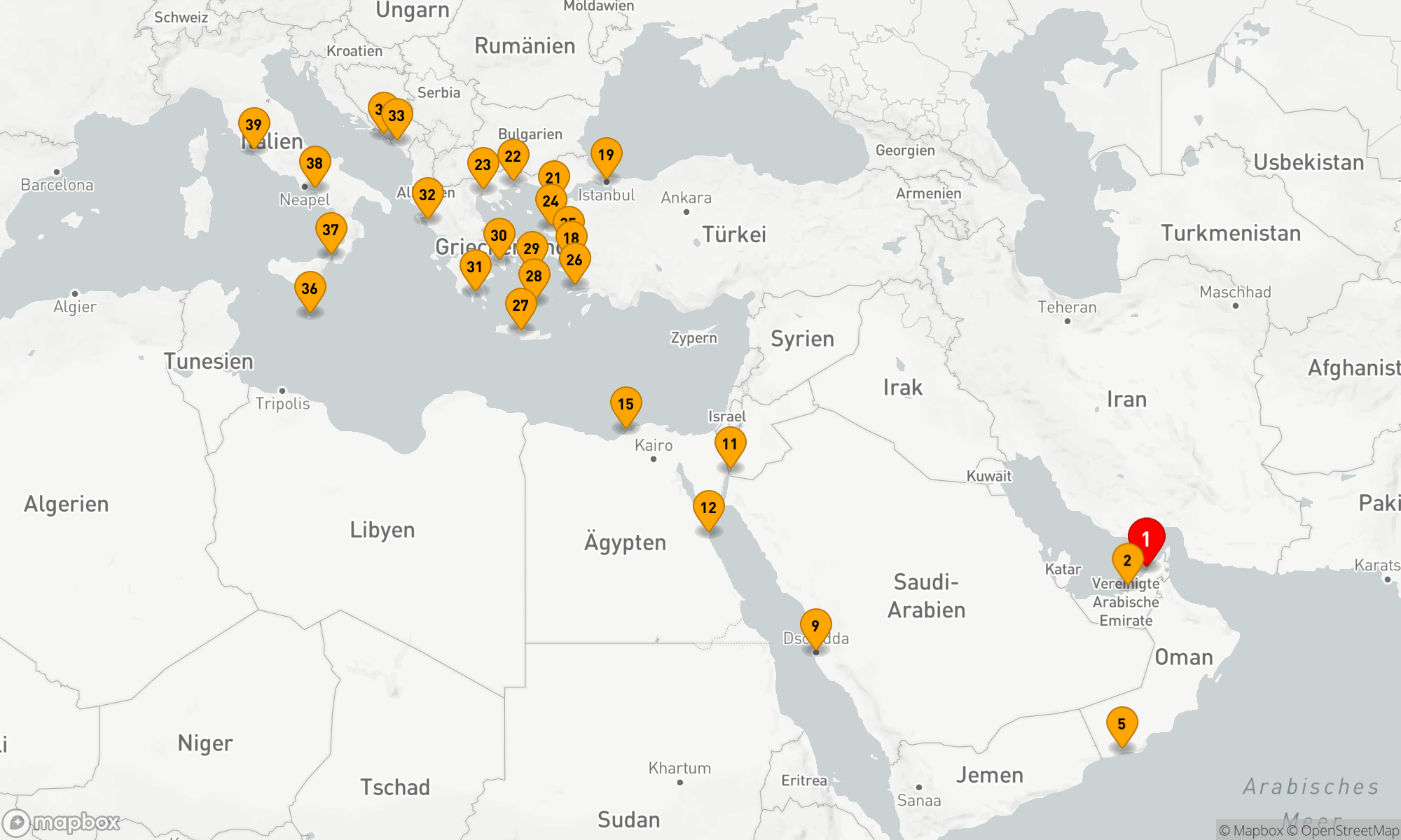 Route 38 Nächte - ARABIA TO THE ADRIATIC