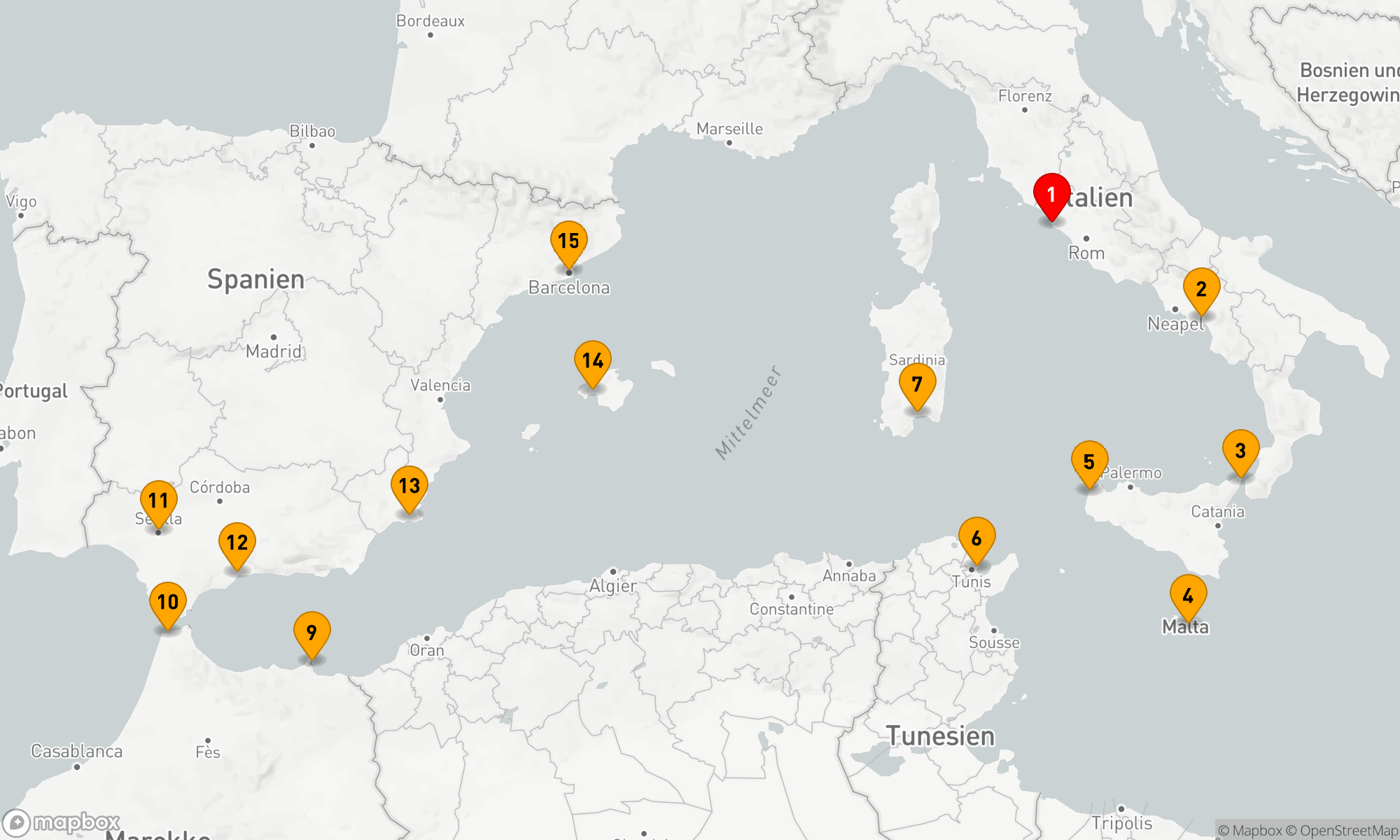 Route 14 Nächte - MARITIME MEMORIES IN THE MED