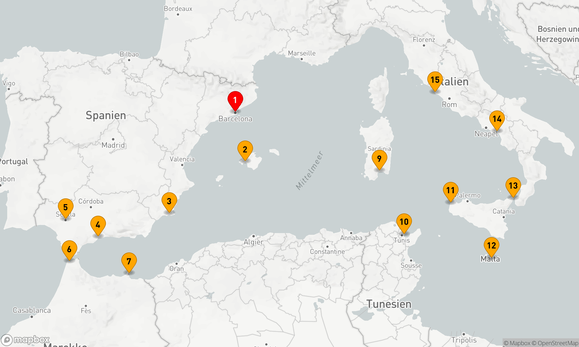 Route 14 Nächte - MARITIME MEMORIES IN THE MED