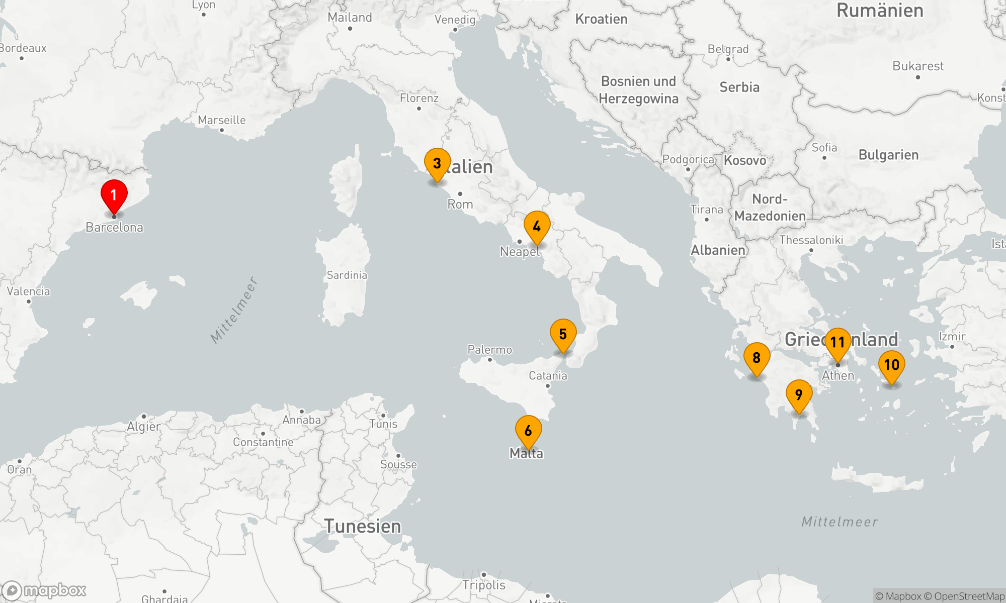 Route 10 Nächte - COASTAL CHARISMA