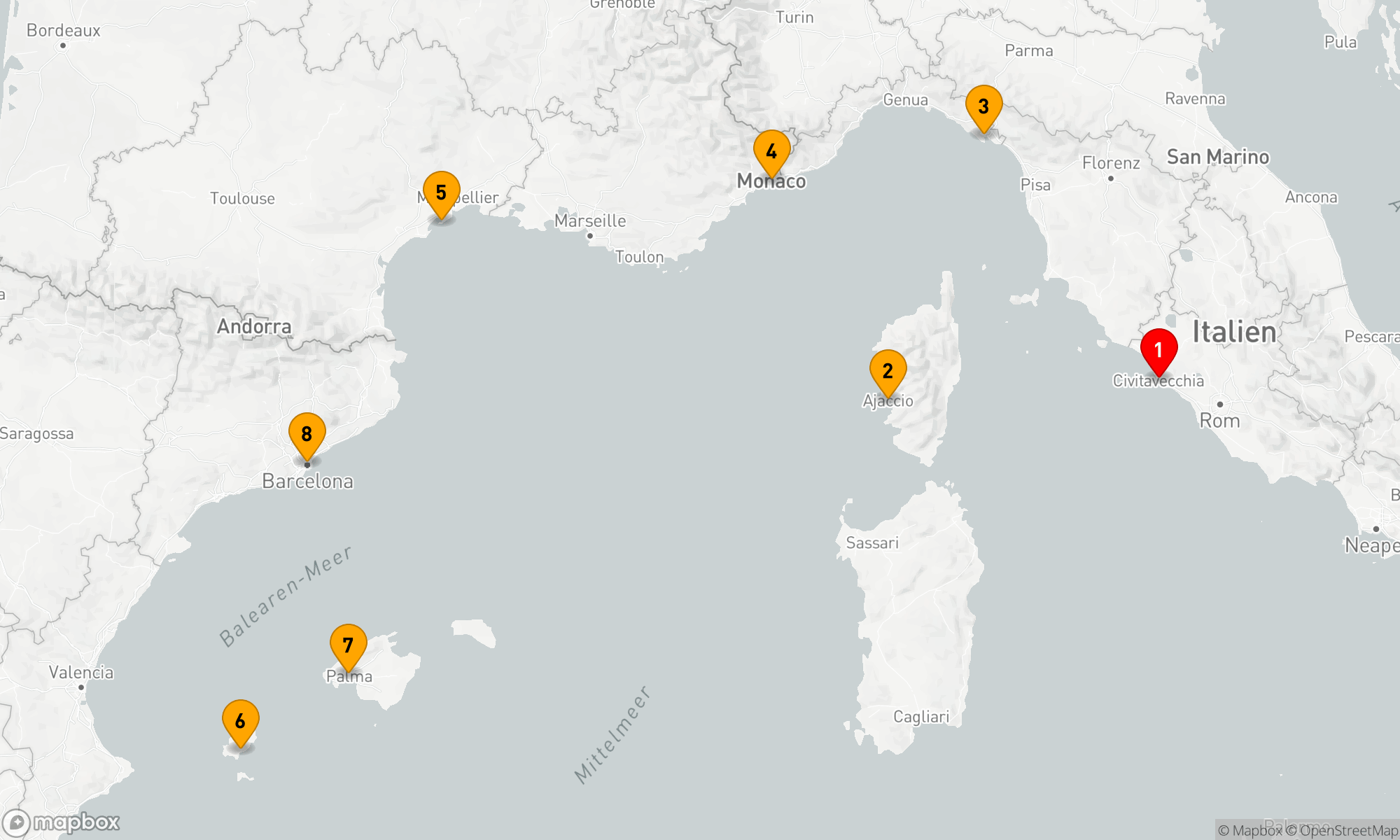 Route 7 Nächte - ROME TO ROMANCE
