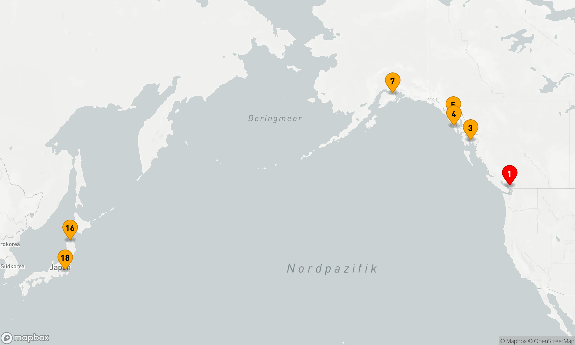 Route 16 Nächte - GLACIERS & SHRINES