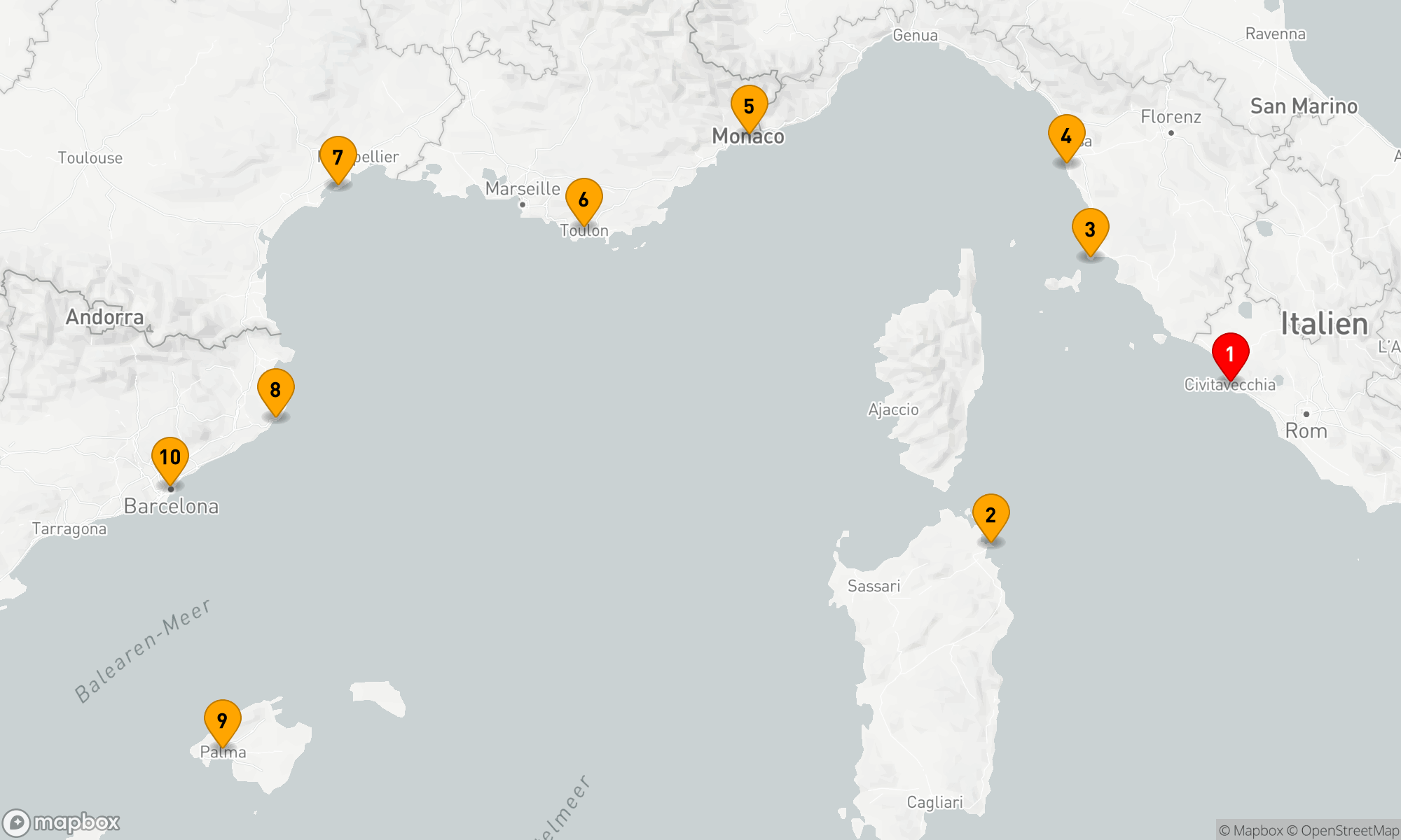 Route 9 Nächte - PASTA TO PAELLA