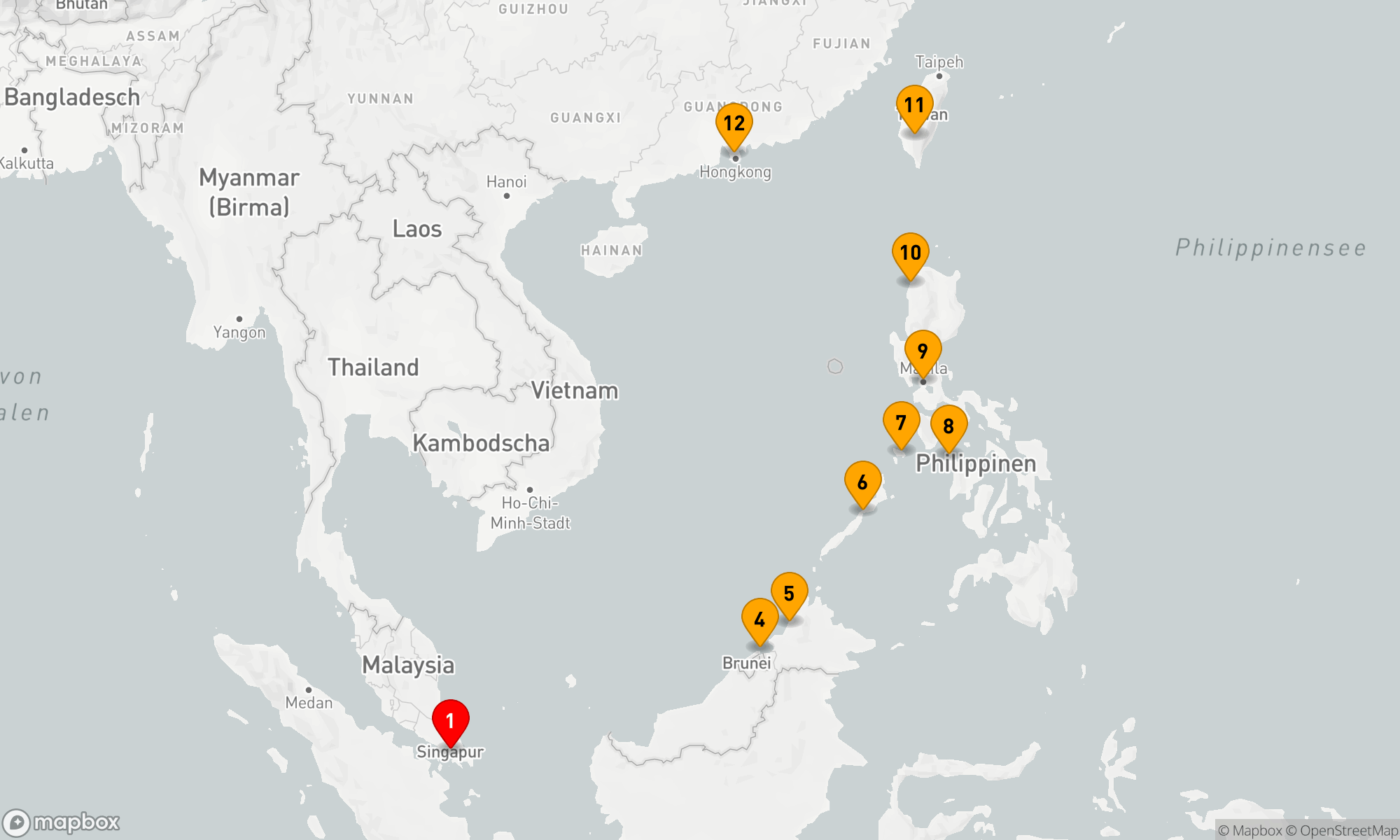 Route 12 Nächte - A WORLD AWAY
