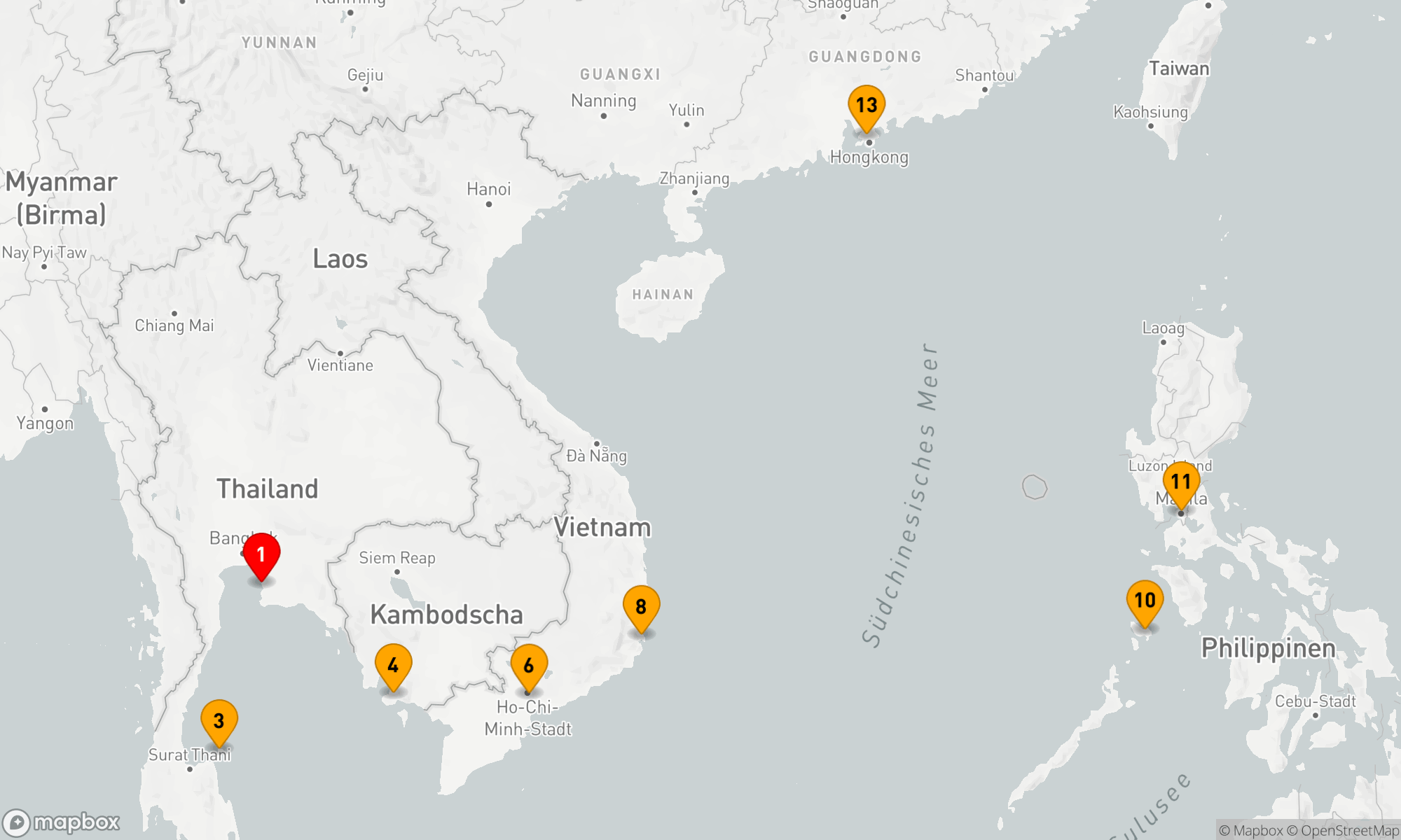Route 12 Nächte - EASTERN EXOTIC