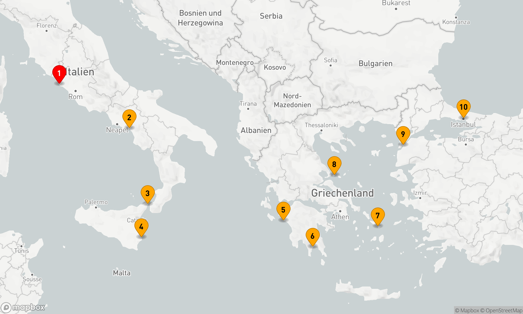 Route 9 Nächte - MYSTERIES OF HISTORY