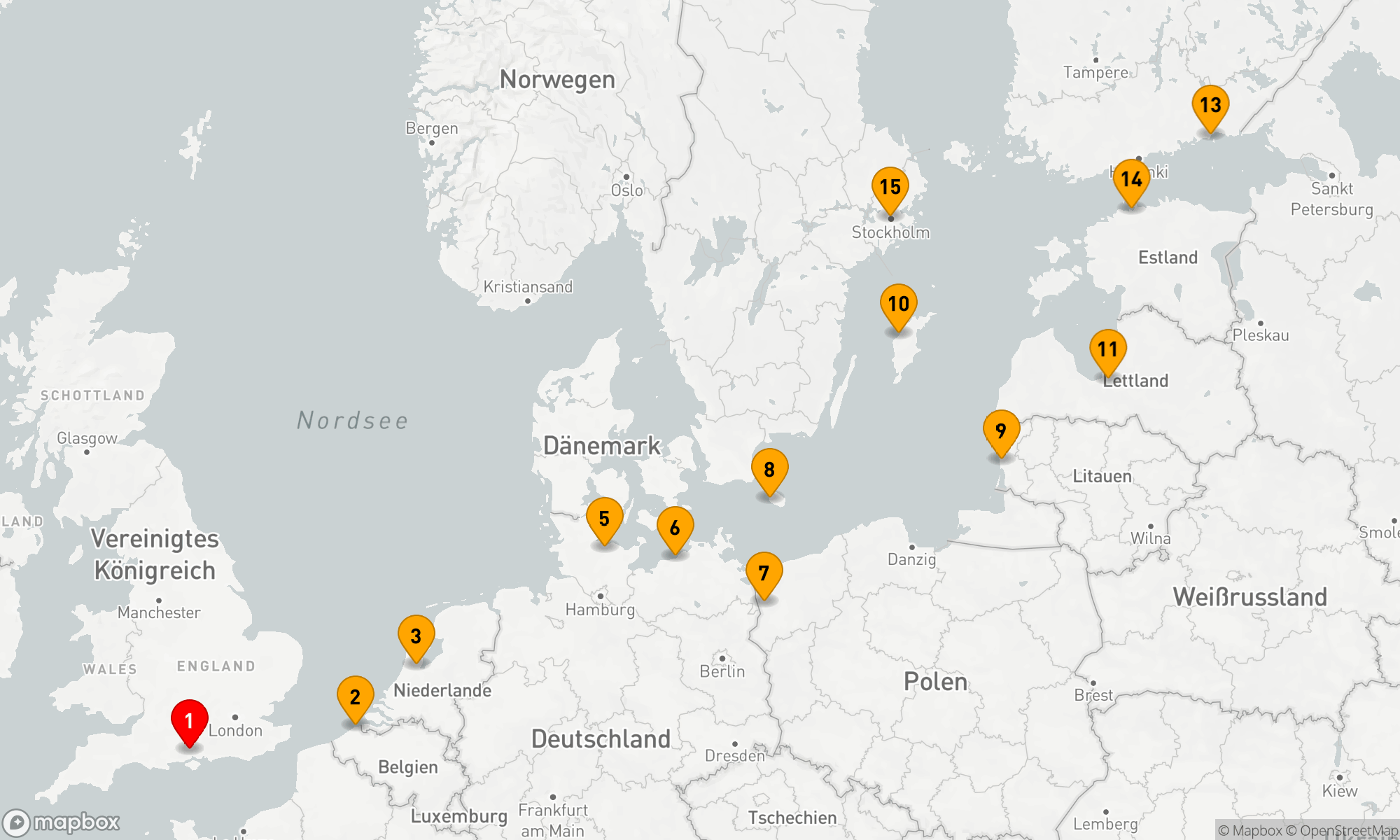 Route 14 Nächte - OCCIDENTAL CHARMS