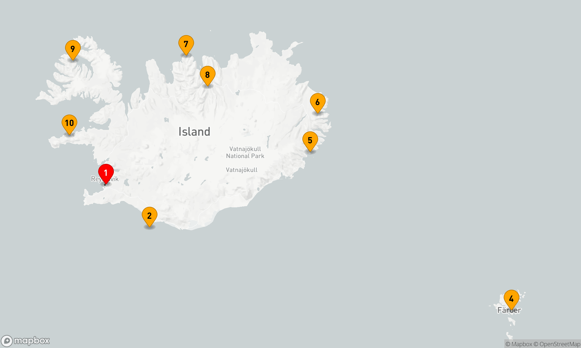 Route 10 Nächte - LANDSCAPES OF A LIFETIME