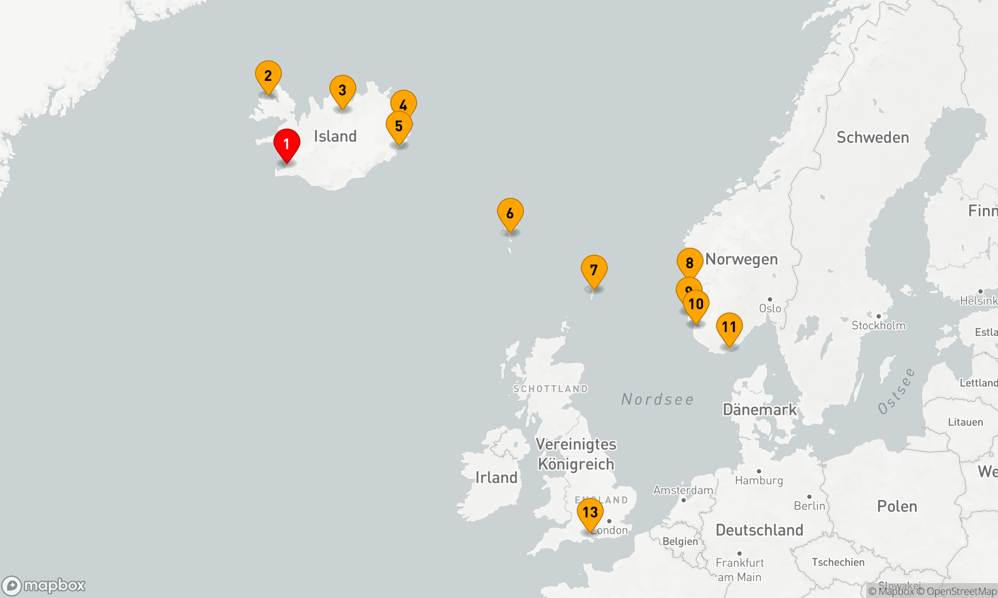 Route 12 Nächte - FROM GLACIERS TO GLENS
