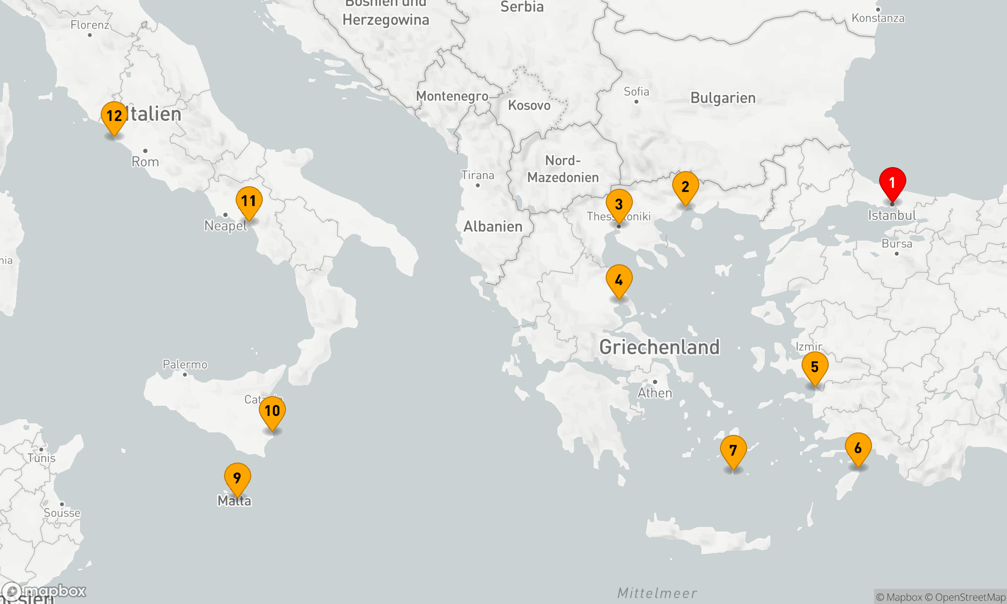 Route 11 Nächte - TALES OF THE ANCIENTS